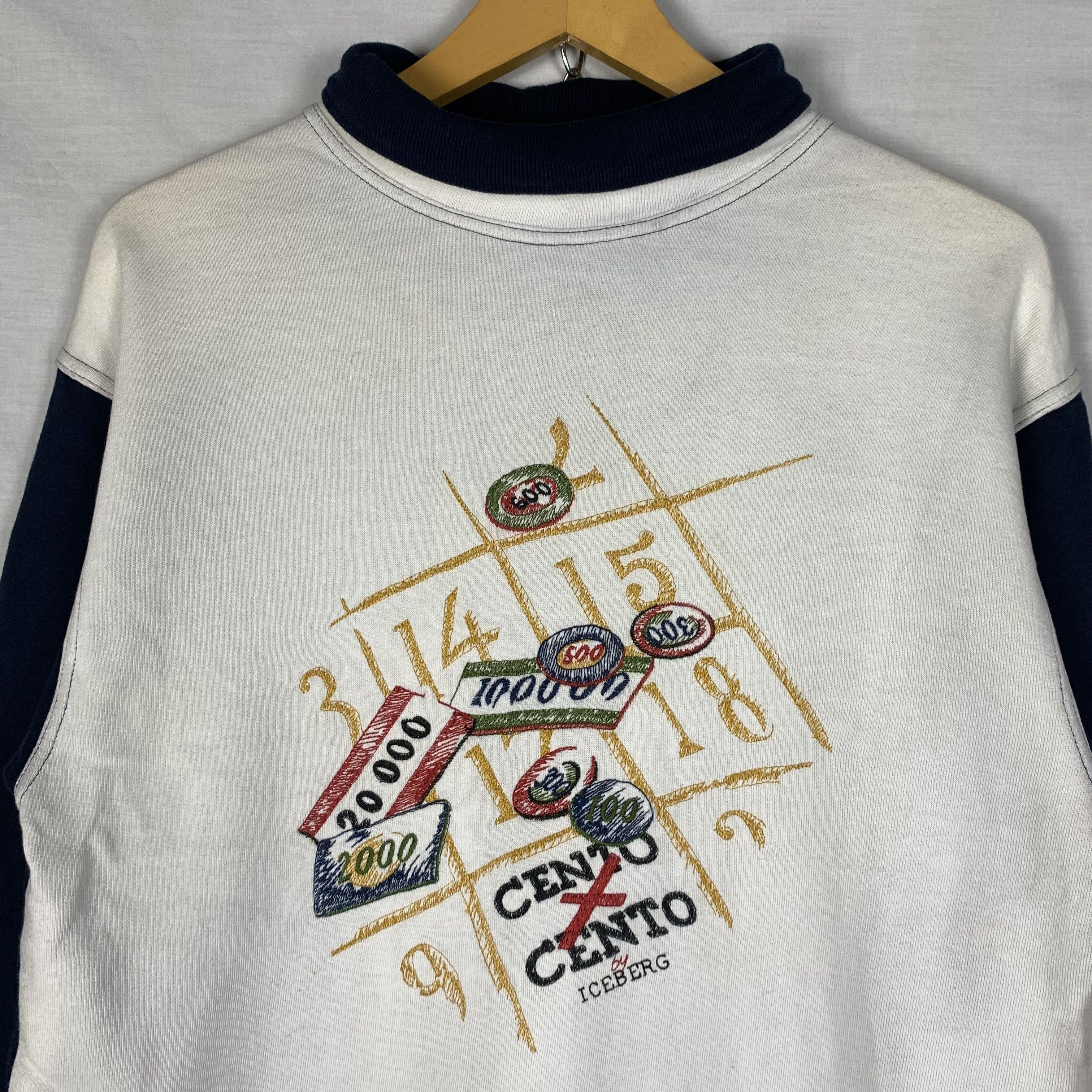 Iceberg Vintage Iceberg Sweatshirt Rollneck Size M / US 6-8 / IT 42-44 - 3 Thumbnail