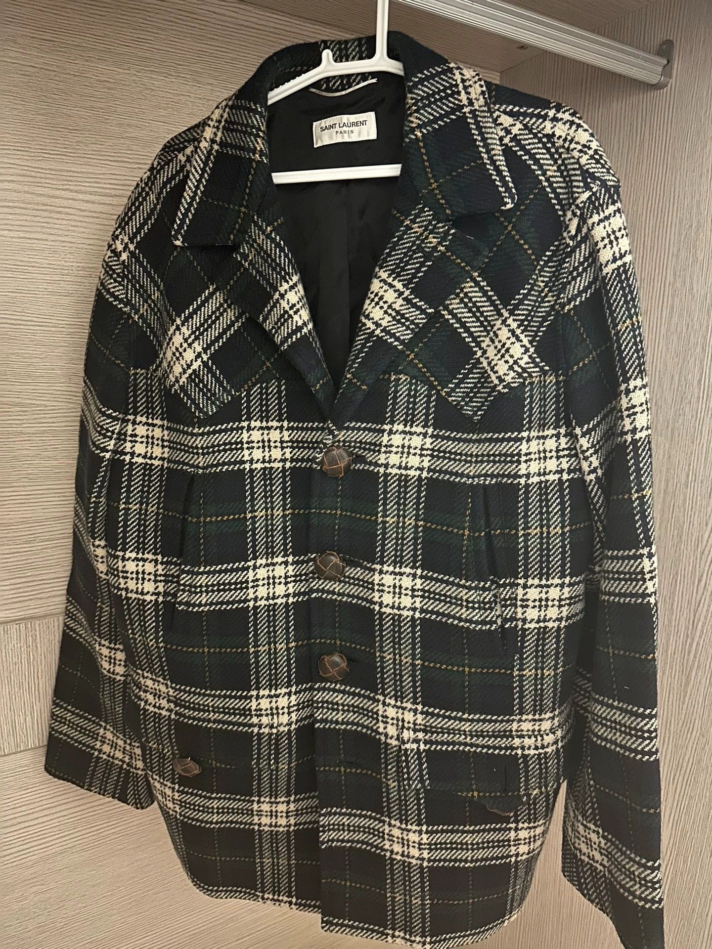 Saint Laurent Paris Saint Laurent Paris Wool coat Size US S / EU 44-46 / 1 - 1 Thumbnail
