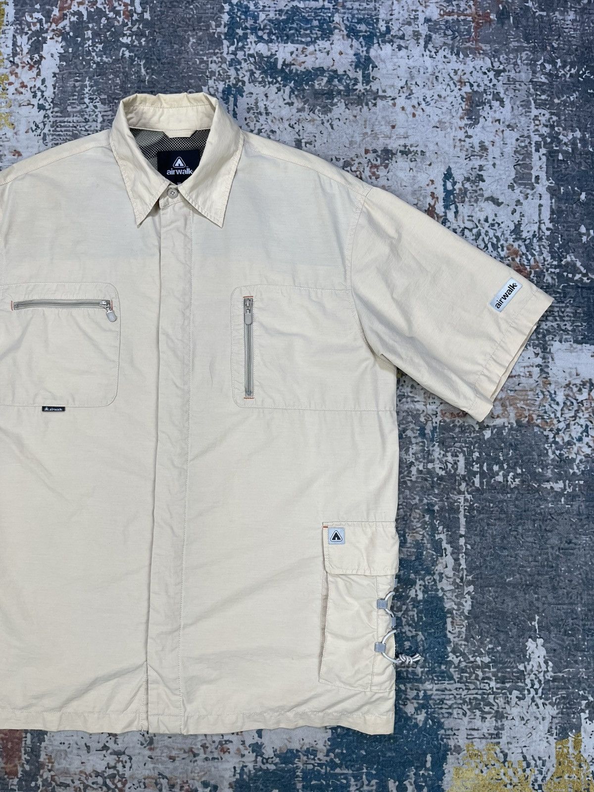 Airwalk Airwalk Multi Pocket Camo Trim Cargo Shirt Size US M / EU 48-50 / 2 - 3 Thumbnail