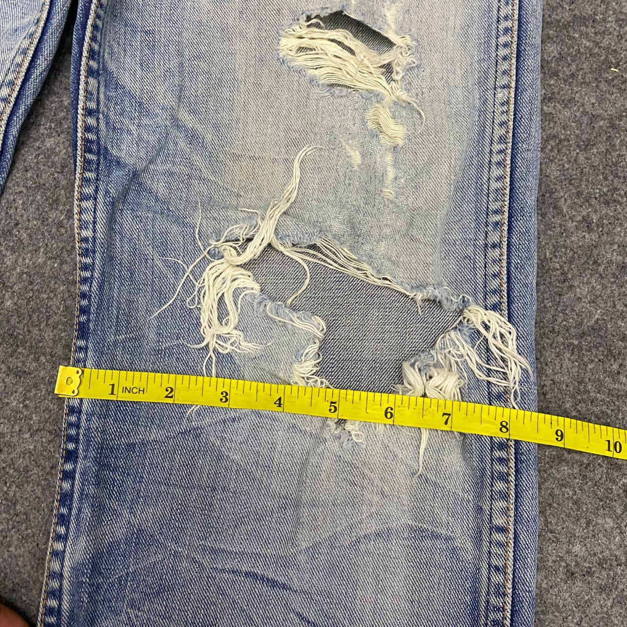 Wrangler Vintage 80s Wrangler Distressed Denim Size US 31 - 8 Thumbnail