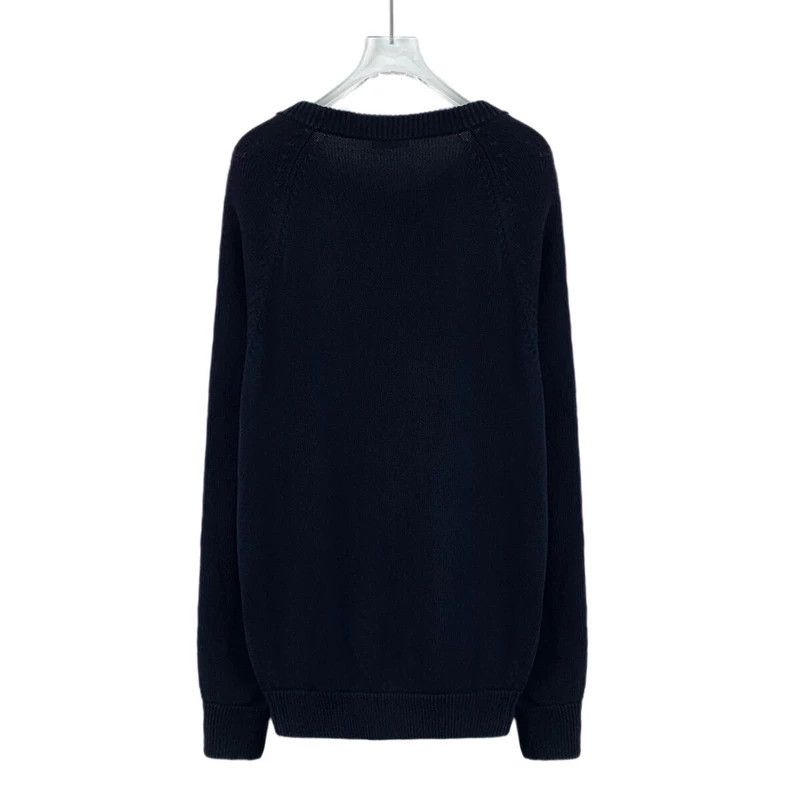Dior Dior Black side logo letter inlaid cotton round-neck long- Size US L / EU 52-54 / 3 - 2 Thumbnail