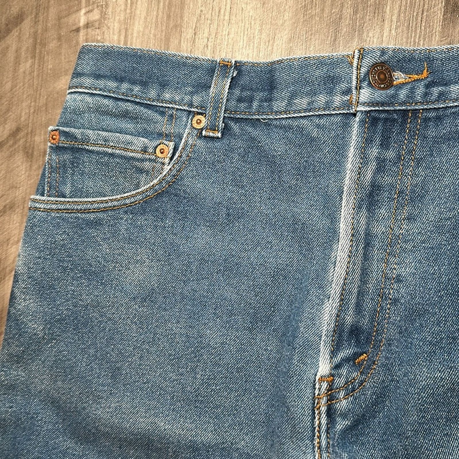 Levi's Levi’s 517 Boot Cut Jeans - 34x29 (Measures) Size US 34 / EU 50 - 6 Thumbnail