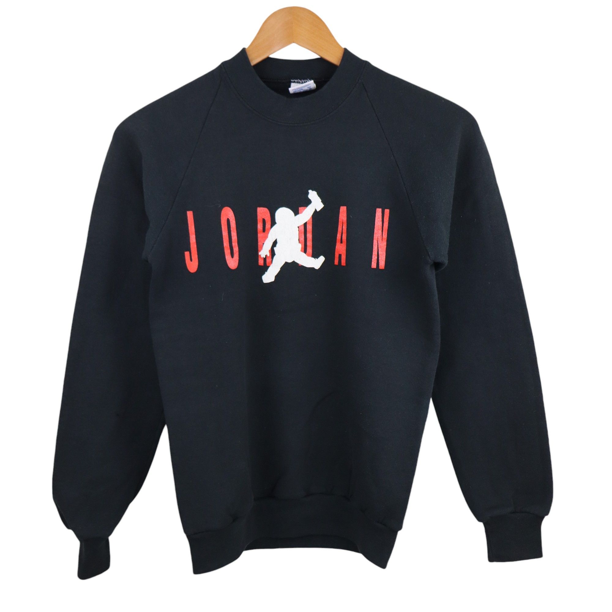Nike × Vintage 90s Vintage Nike Jordan Baby Crew Neck Sweatshirt Big Logo Size US S / EU 44-46 / 1 - 1 Thumbnail