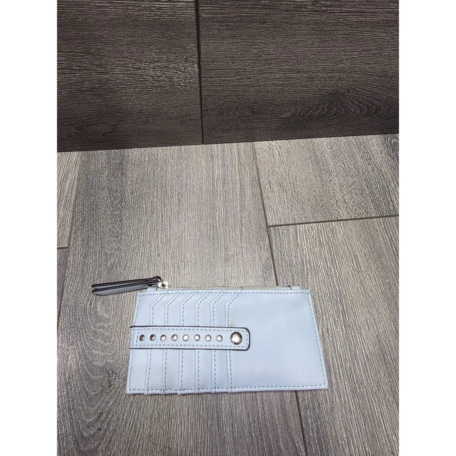 & Other Stories INC Hazell Card Case Sky-Blue ID-Pocket top-Zip B000613 Size ONE SIZE - 2 Thumbnail