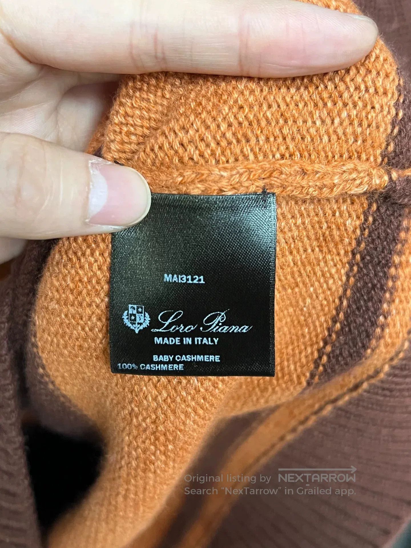 Loro Piana Loro Piana Baby Cashmere Striped Sweater. Size US S / EU 44-46 / 1 - 3 Thumbnail