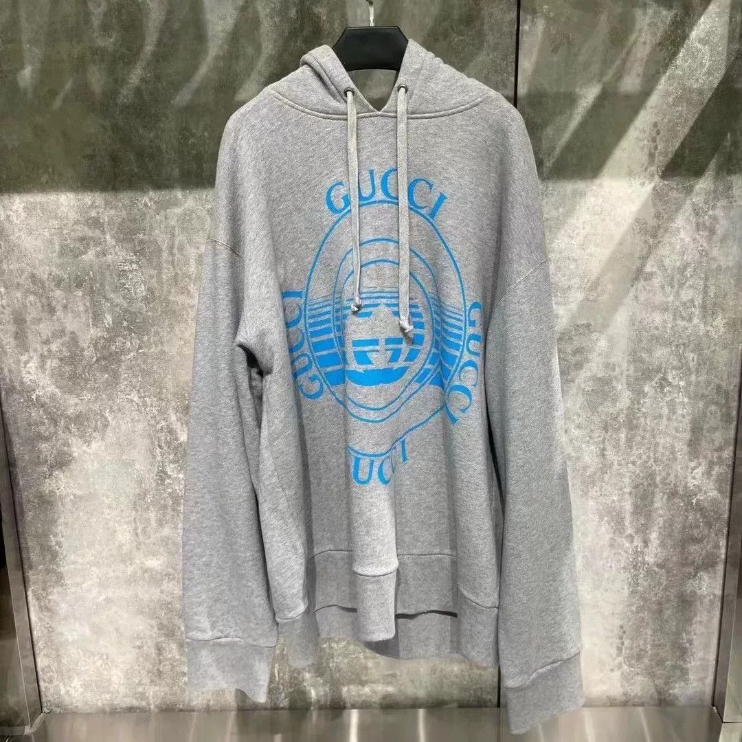 Gucci Gucci Blue Hoodie XXL Women Size XXL / US 16-18 / IT 52-54 - 1 Thumbnail