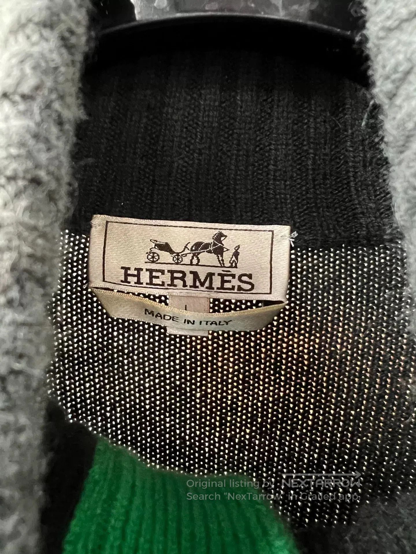 Hermes olive green high. Size US L / EU 52-54 / 3 - 5 Thumbnail