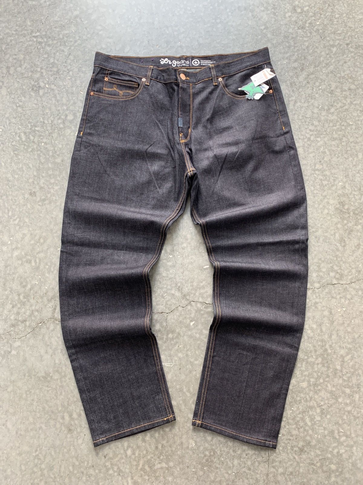 JNCO × LRG × Vintage BNWT Vintage Y2K LRG Denim Jeans Size US XXL / EU 58 / 5 - 5 Thumbnail