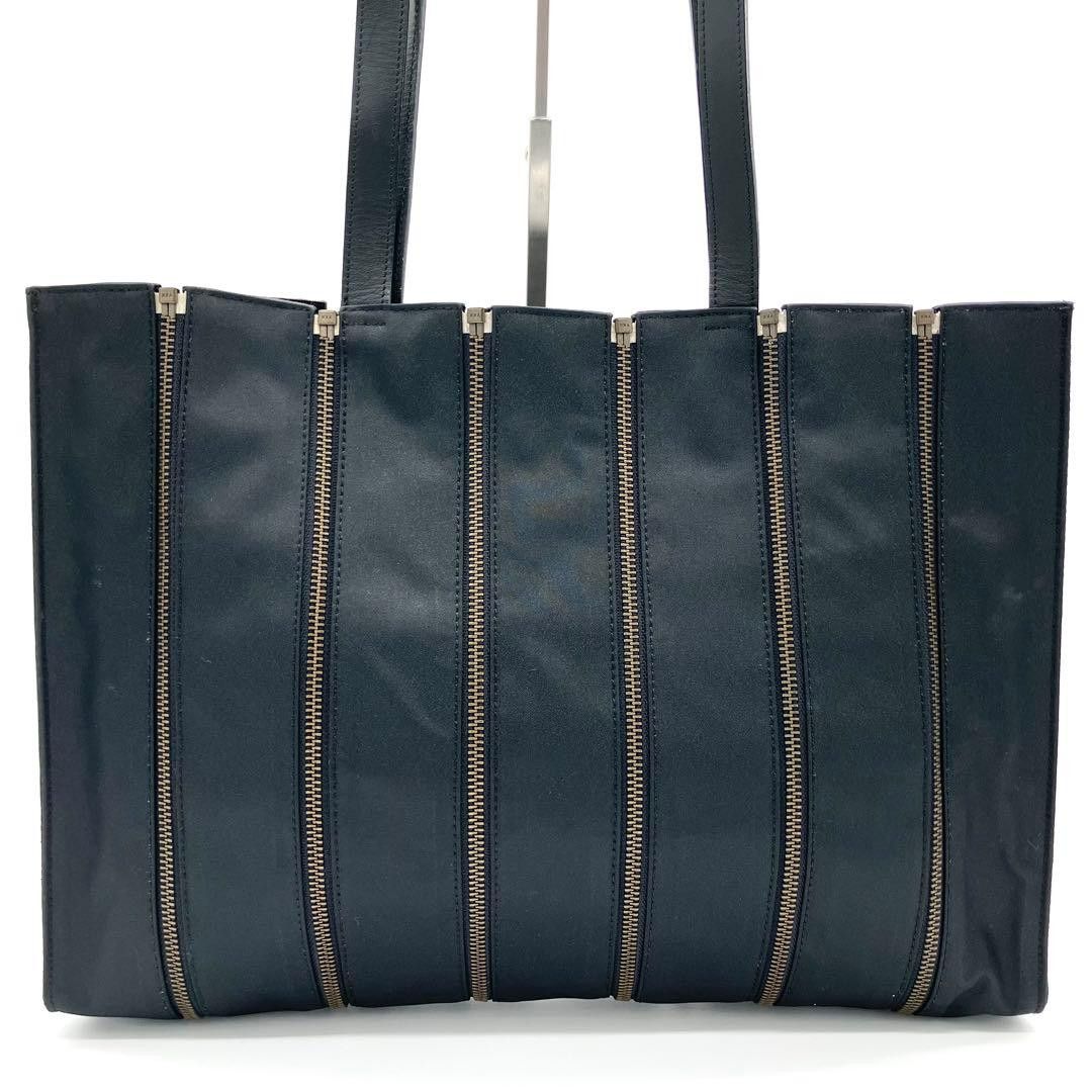 Jean Paul Gaultier JEAN PAUL GAULTIER Ruban Zip Tote Bag with Dragon Pattern Size ONE SIZE - 5 Thumbnail