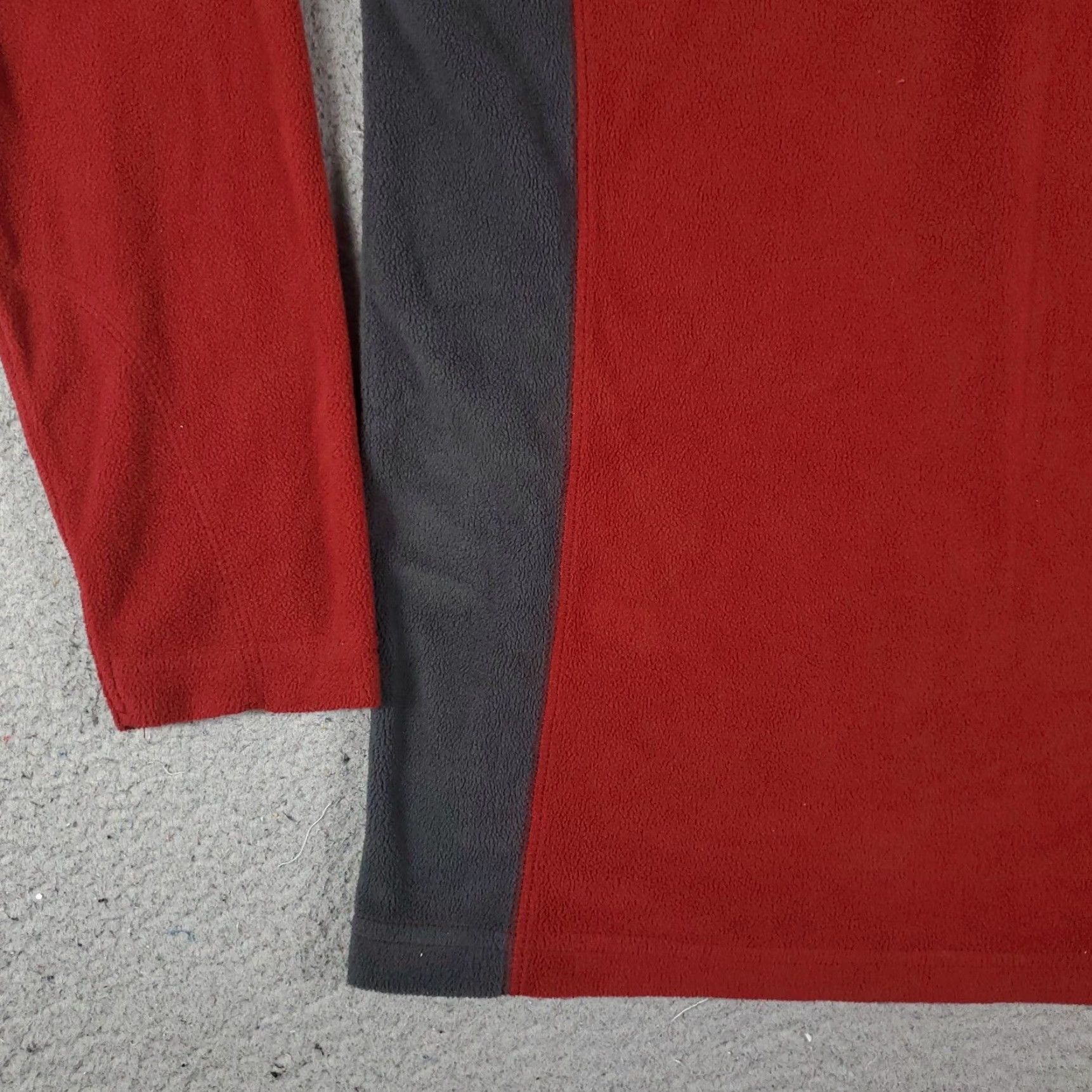 Vintage Columbia Sweater Mens Large Red Fleece 1/4 Zip Pullover Size US L / EU 52-54 / 3 - 4 Thumbnail
