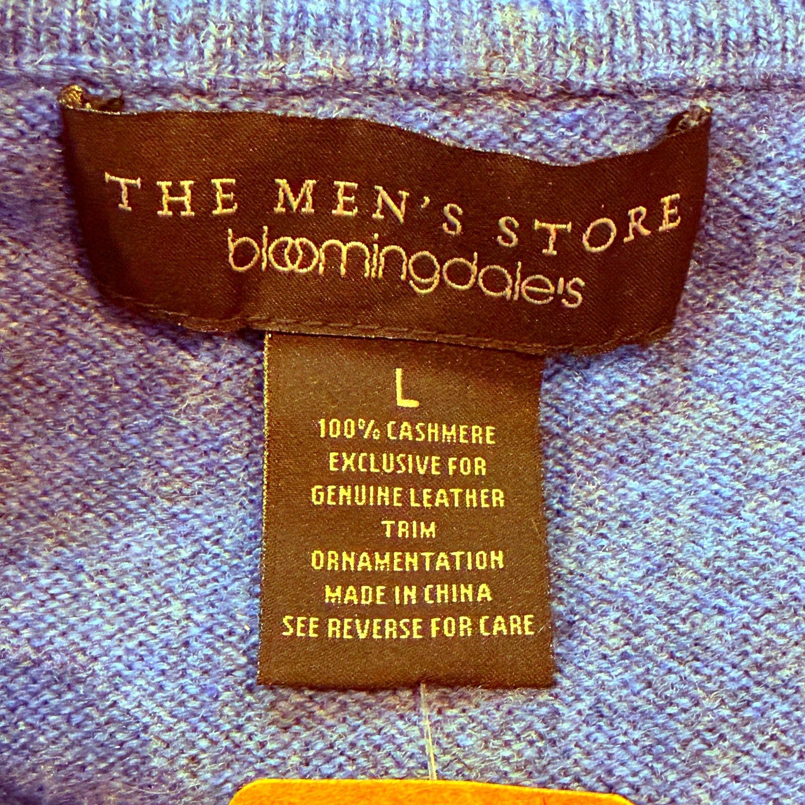 Bloomingdale's Bloomingdale's 100% Cashmere Quarter Zip Sweater Size Large Size US L / EU 52-54 / 3 - 4 Thumbnail