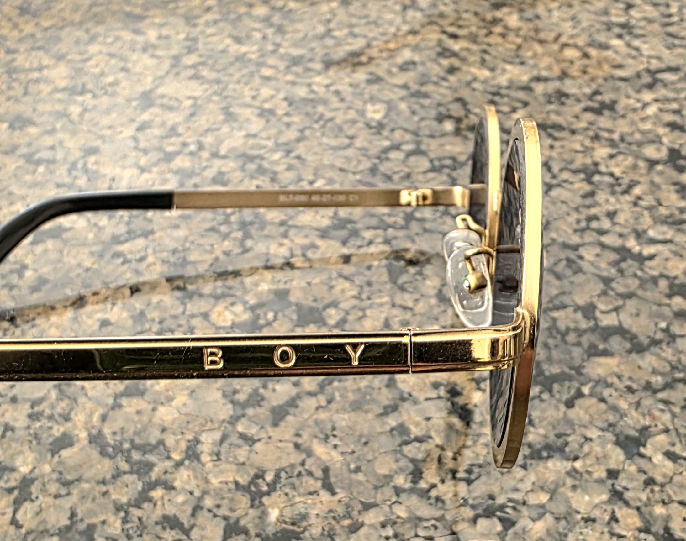 Boy London BOY London Gold Eagle Cyberpunk Lennon Round Sunglasses 80s Size ONE SIZE - 13 Thumbnail