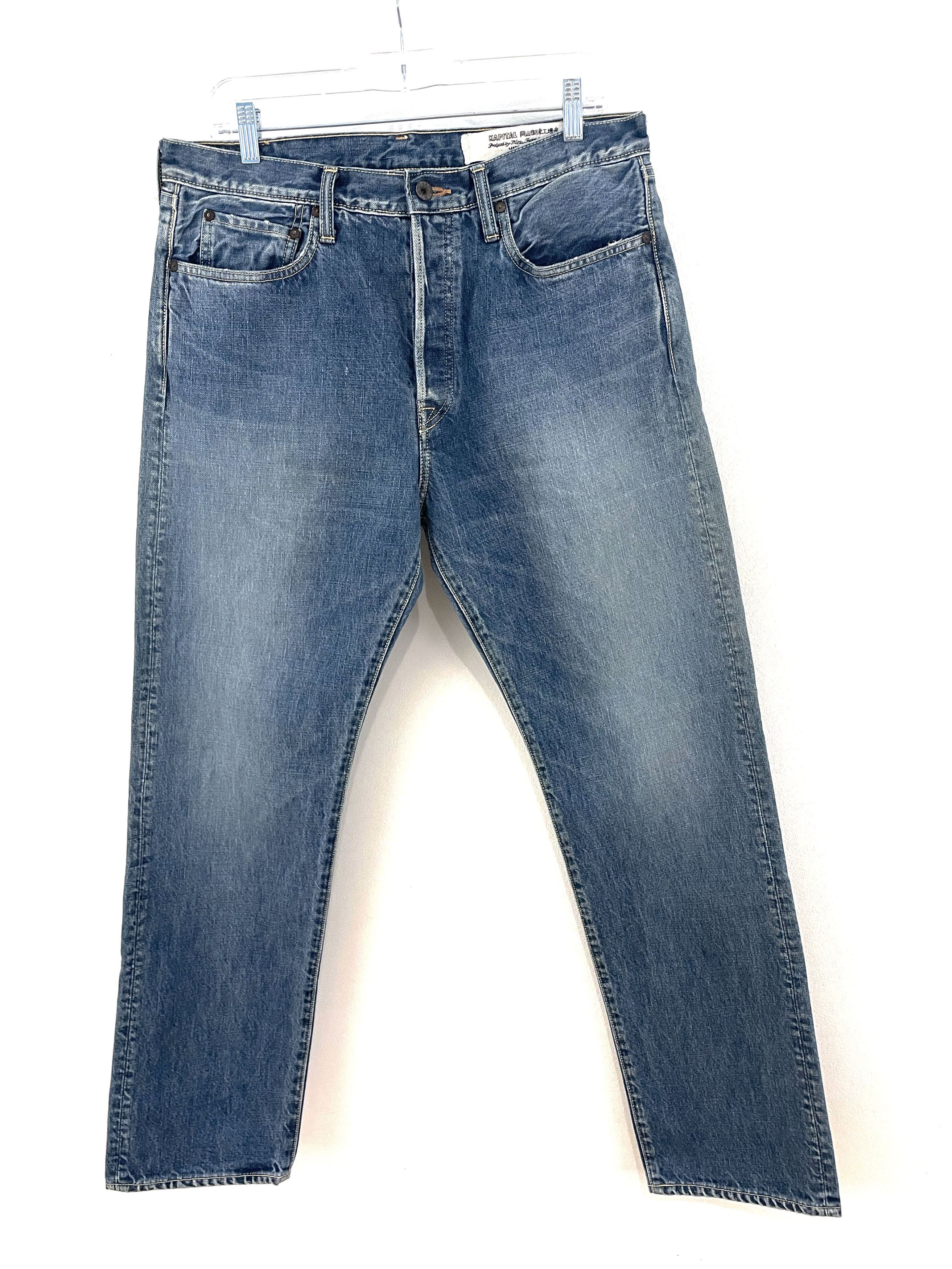 Kapital Stonewash Denim Size US 34 / EU 50 - 2 Thumbnail