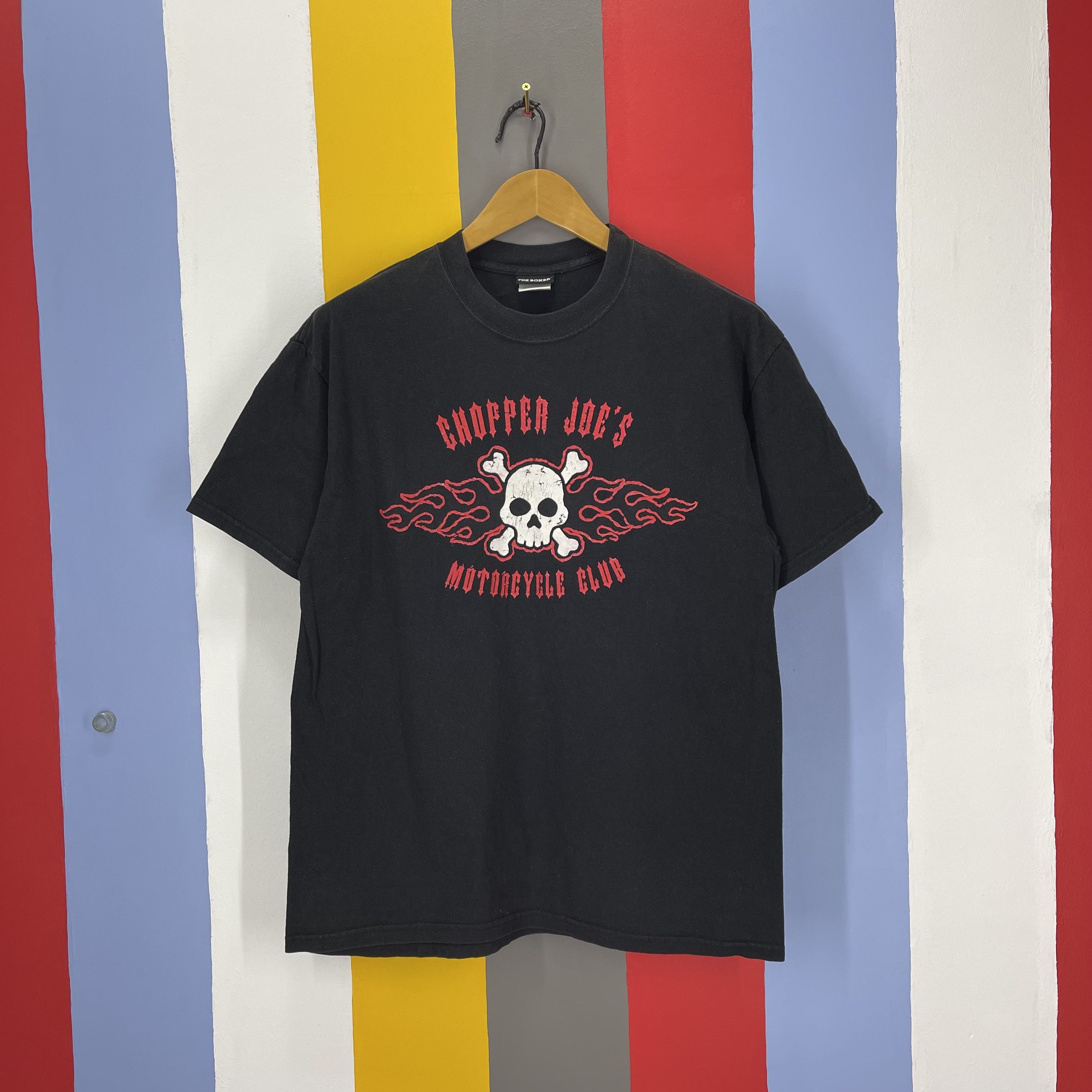 Joe Boxer CHOPPER'S JOE MOTORCYCLE CLUB Crew Neck T Shirt #1303/AS Size US L / EU 52-54 / 3 - 1 Thumbnail