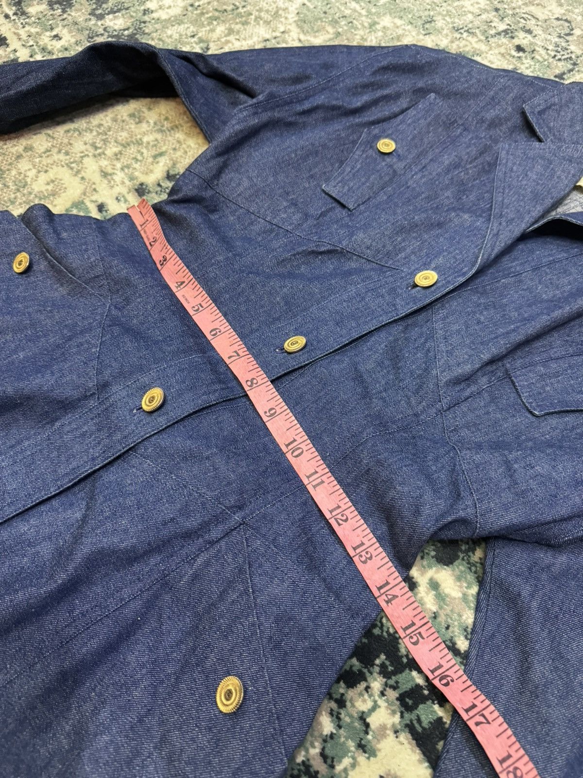 Chanel × Vintage VINTAGE 1980s CHANEL DENIM MIDI DRESS Size S / US 4 / IT 40 - 4 Thumbnail