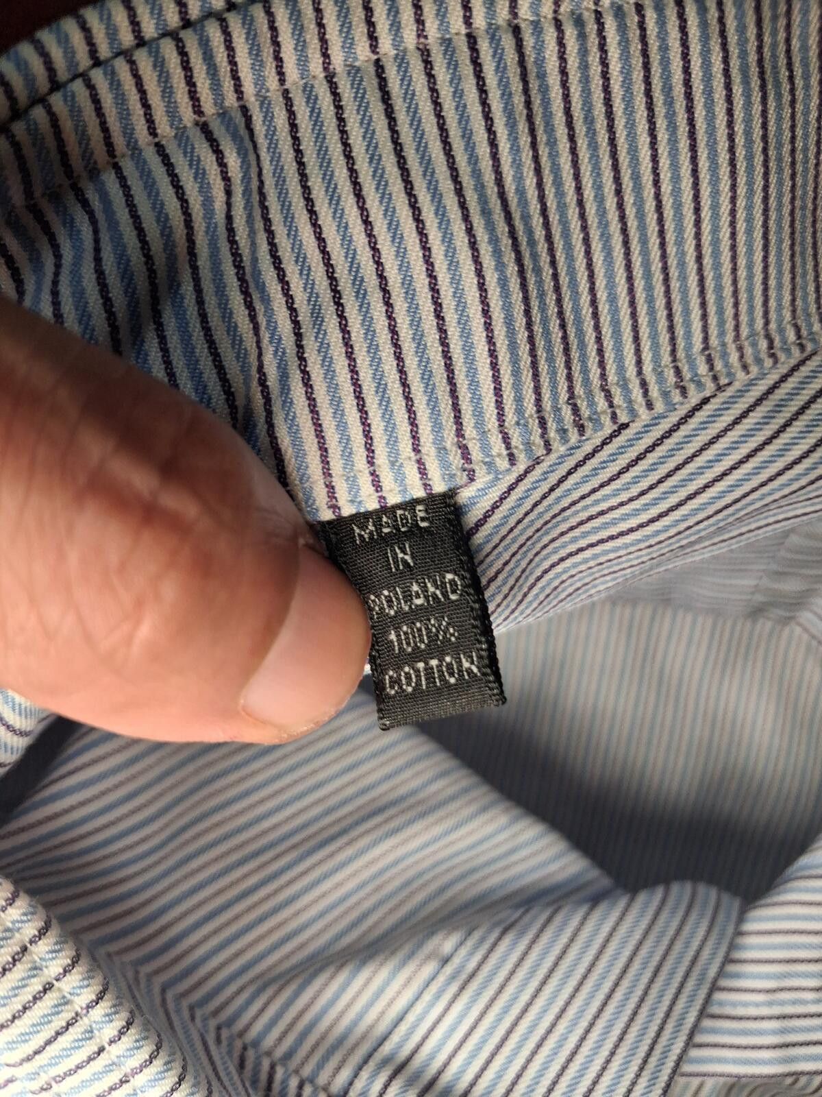 Robert Talbott Robert Talbott Shirt 16.5-35 Large Multicolor Striped Cotton Size US L / EU 52-54 / 3 - 3 Thumbnail