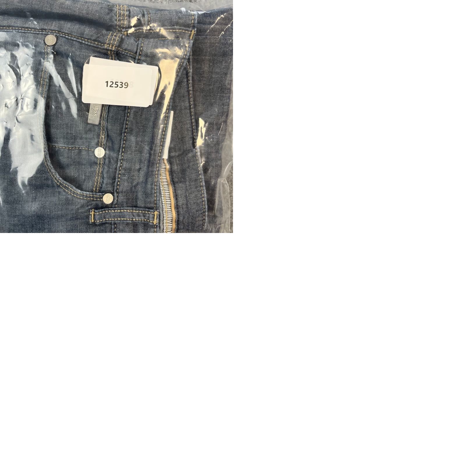 Hugo Boss HUGO BOSS Jeans Mens Regular Straight Denim 32 28 Blue 5-Pocket Design Comfort Easy Care Summer Light Weight Linen Cotton Vintage: No Mens Size US 32 / EU 48 - 9 Thumbnail