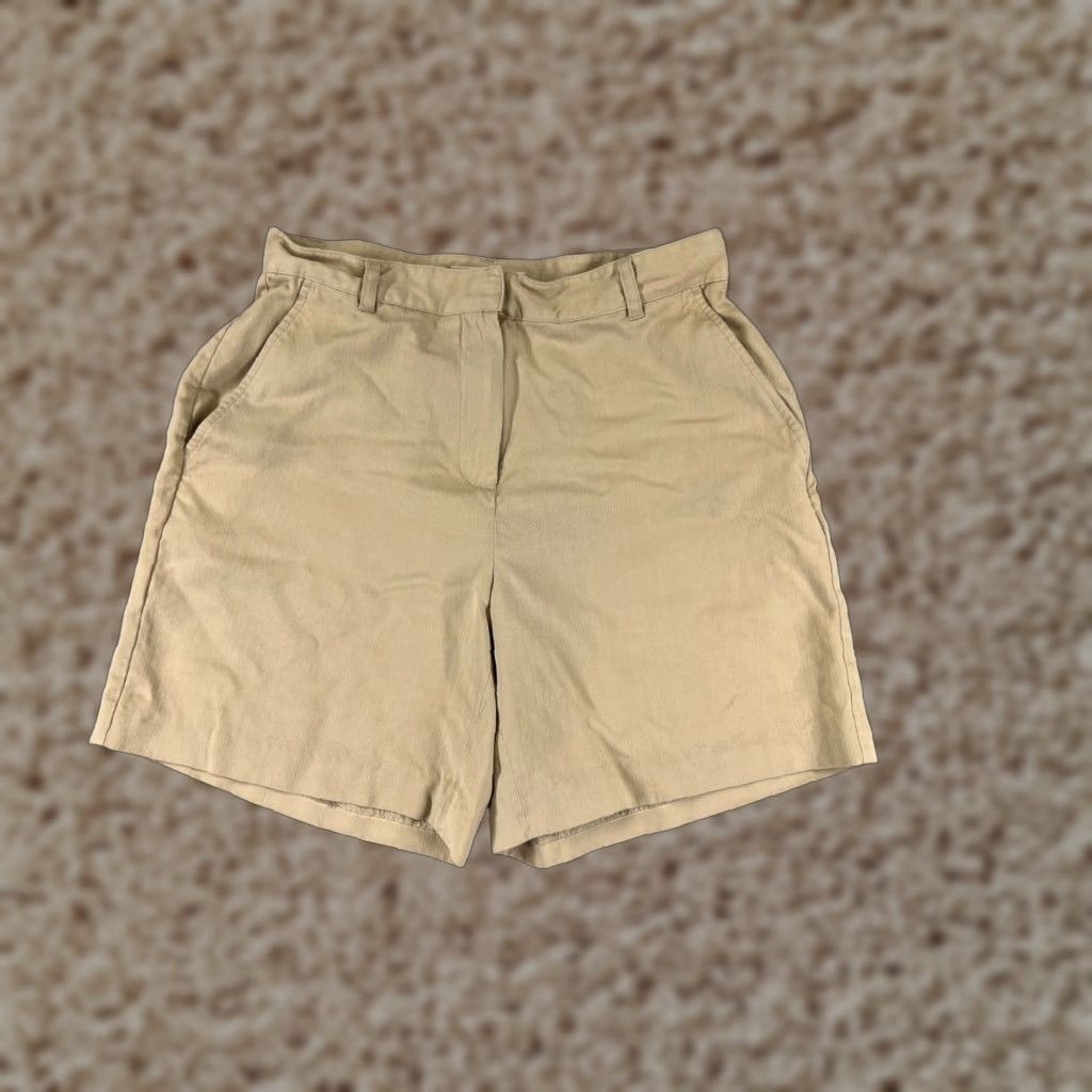 Tommy Bahama VINTAGE Tommy Bahama Shorts Women 2 Gingham Sandalwood Mid Rise Casual Travel Summer Size 26" / US 2 / IT 38 - 1 Thumbnail