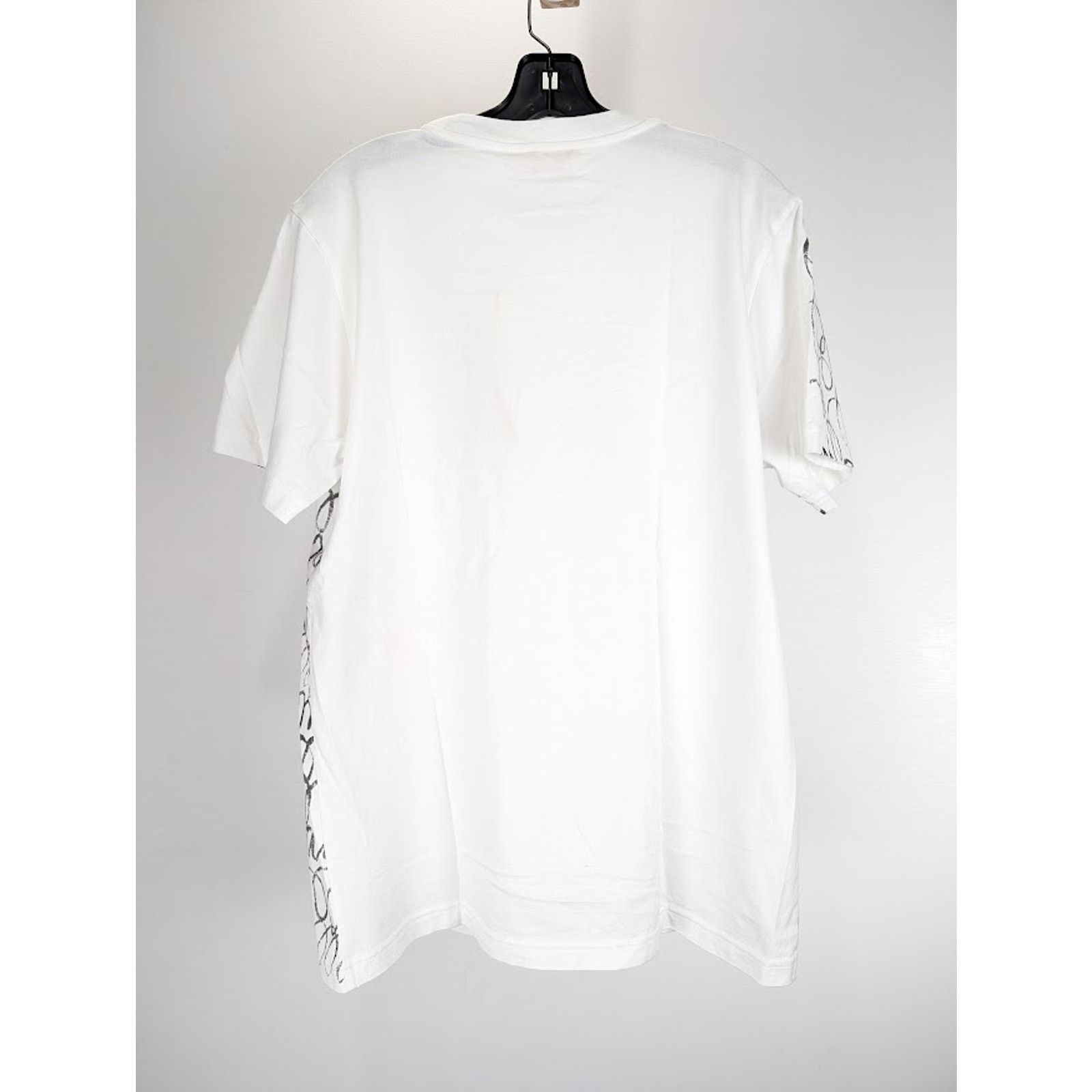 Marni o1rshd1 Scribbled Marni Organic Jersey T-Shirt in Lily White Size US L / EU 52-54 / 3 - 9 Thumbnail