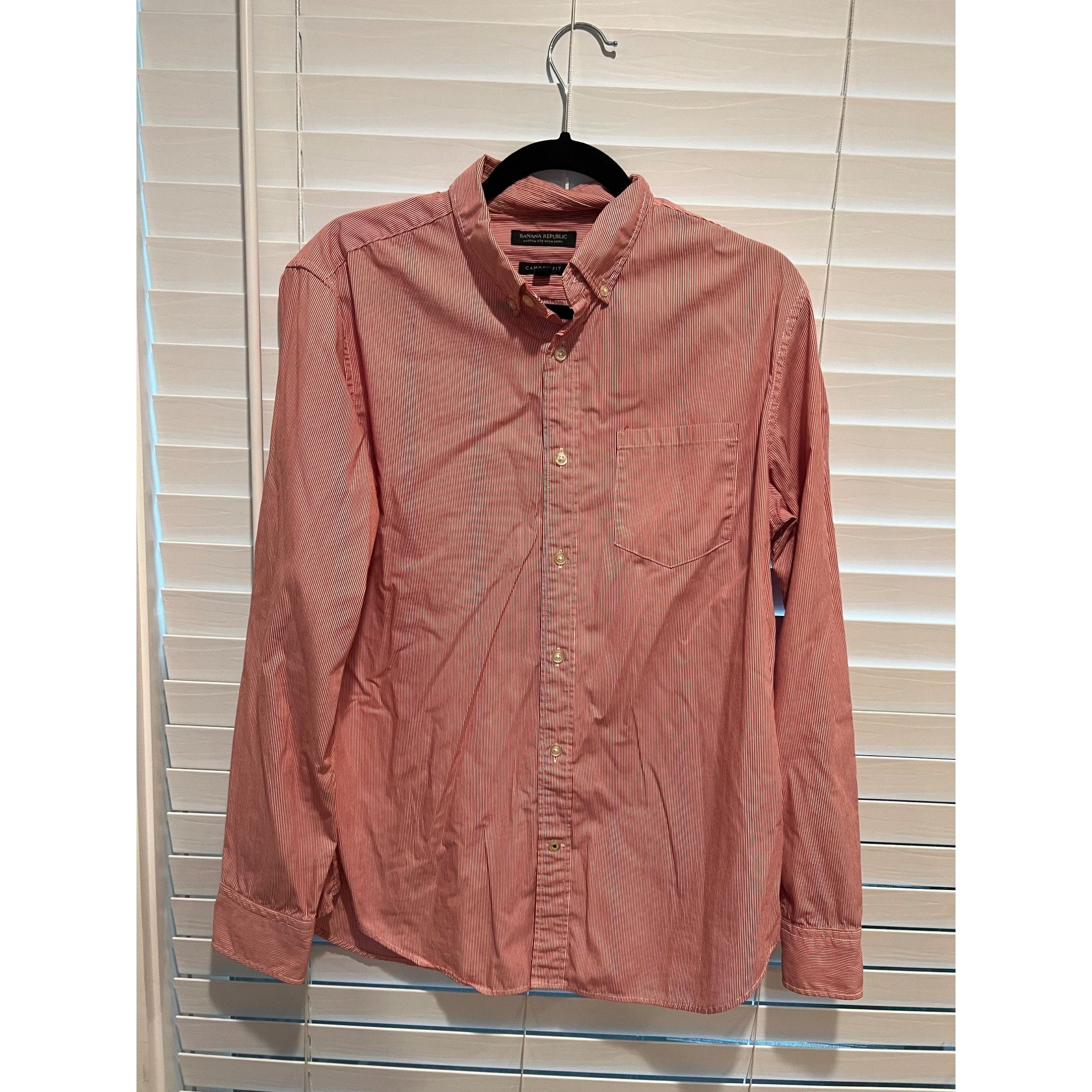 Banana Republic Banana Republic Camden Fit Long Sleeve Button Up Shirt - Siz Size US M / EU 48-50 / 2 - 1 Thumbnail