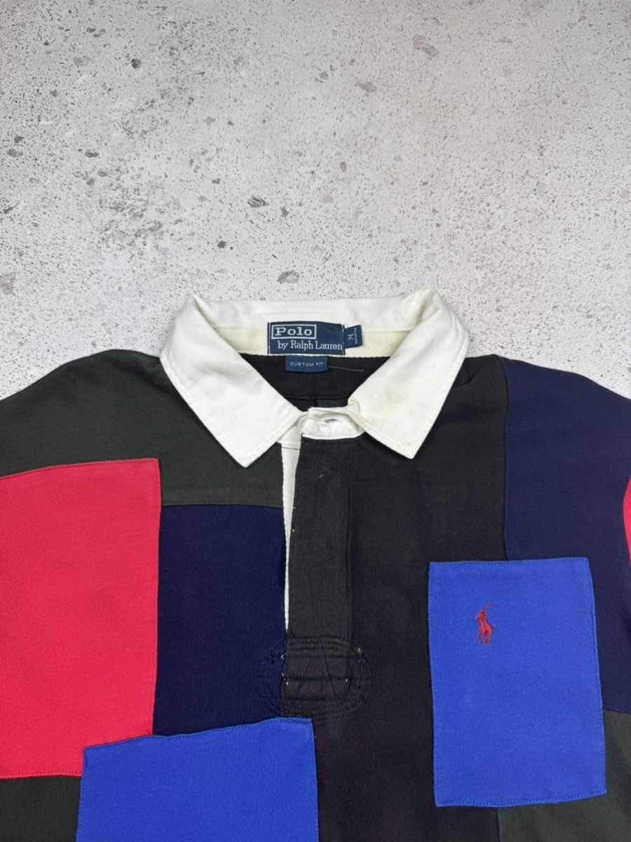 Polo Ralph Lauren × Vintage Vintage Polo Ralph Lauren Patchwork Rugby Rare Men’s M Size US M / EU 48-50 / 2 - 5 Thumbnail