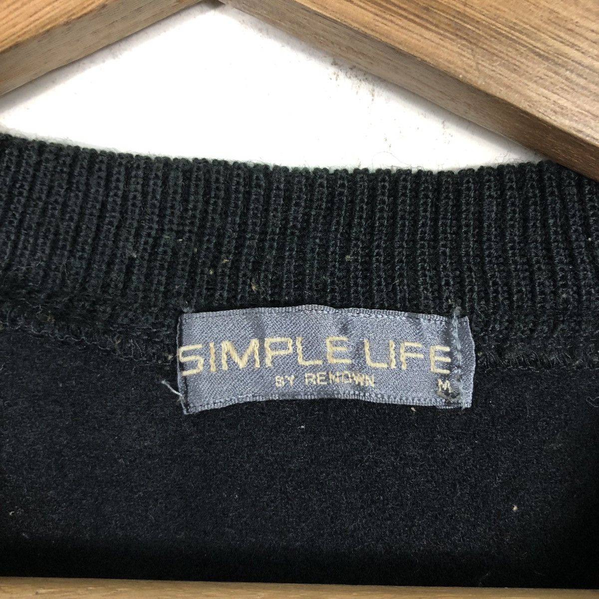Issey Miyake 📌Vintage Sweatshirt Rich Black Asymmetrical Simple Life Size US M / EU 48-50 / 2 - 16 Thumbnail