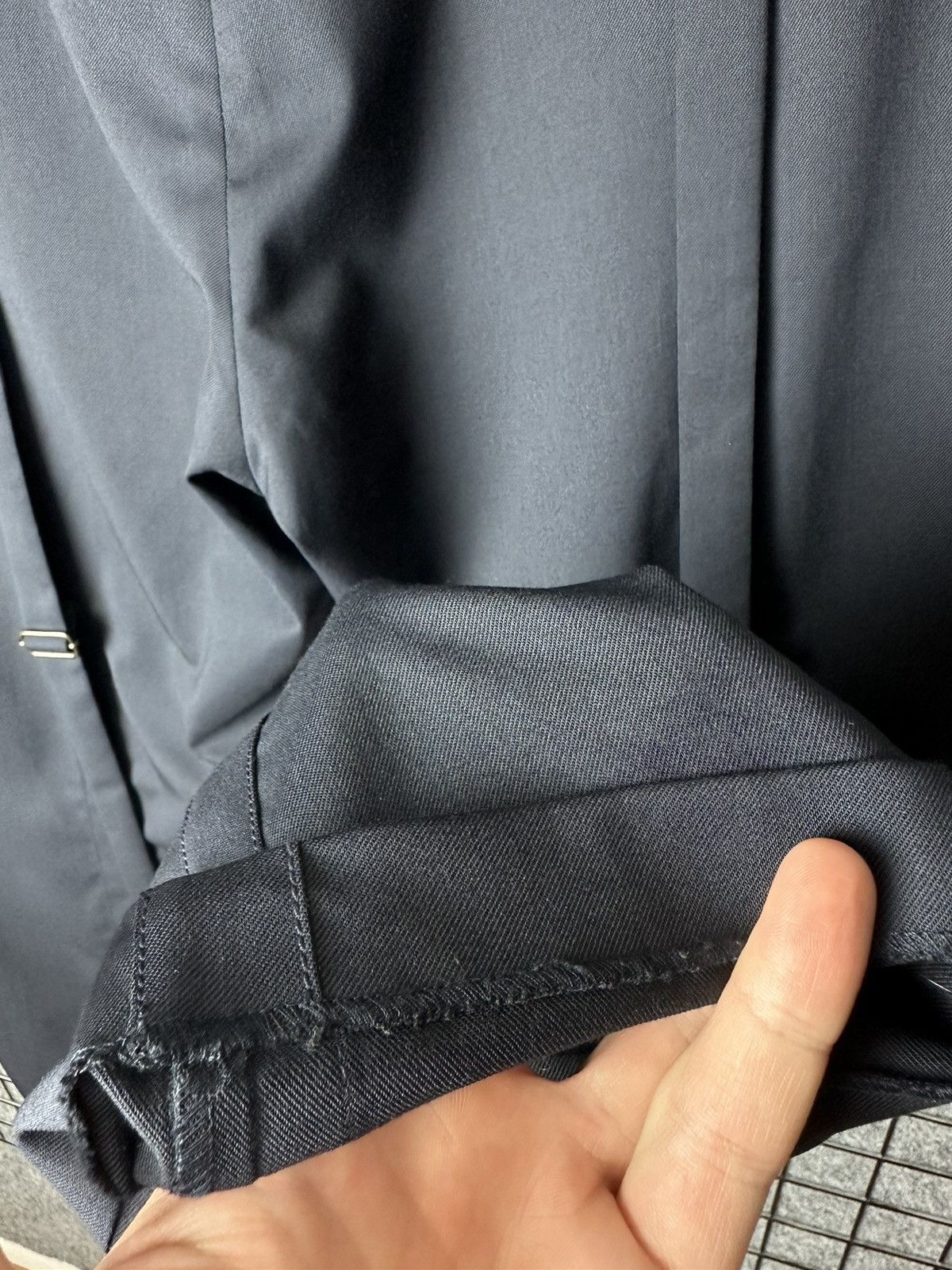 Hussein Chalayan Chalayan SS 18 Designer Mesh Insert Woollen Pants Size 52 Size US 36 / EU 52 - 13 Thumbnail
