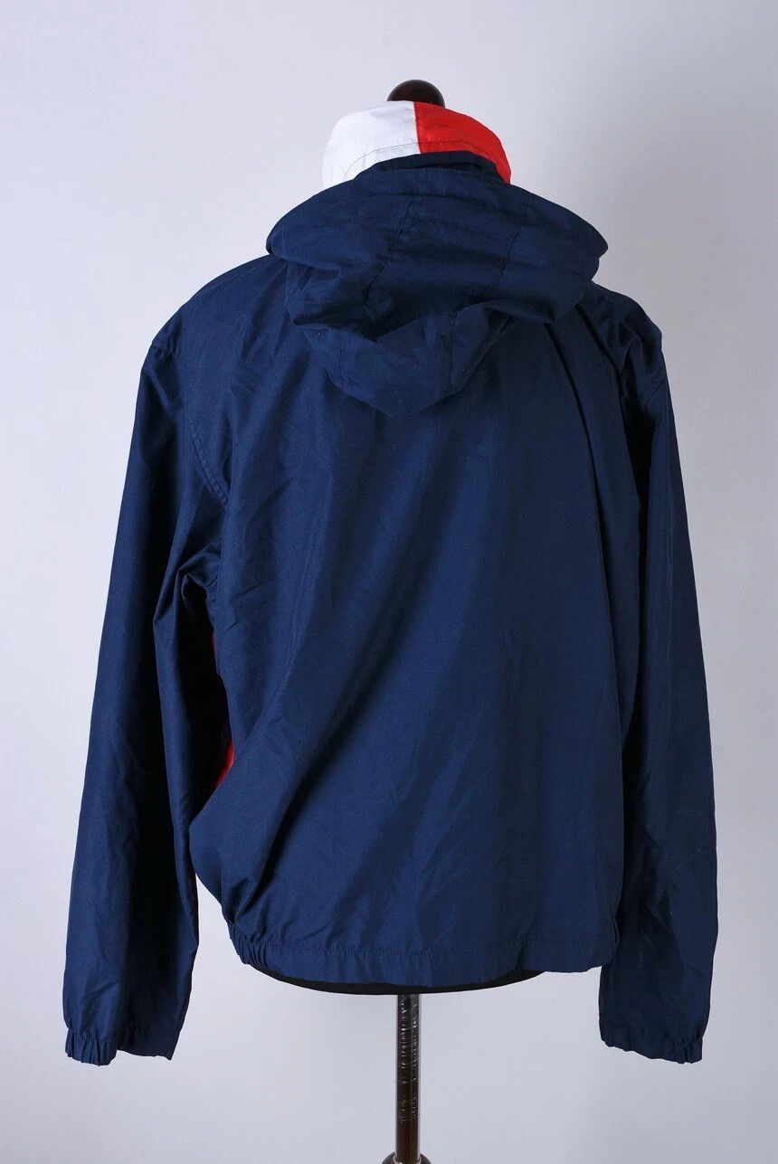 Tommy Hilfiger Tommy Hilfiger Vintage Jacket Sailing Hooded Navy Blue Size US XL / EU 56 / 4 - 3 Thumbnail
