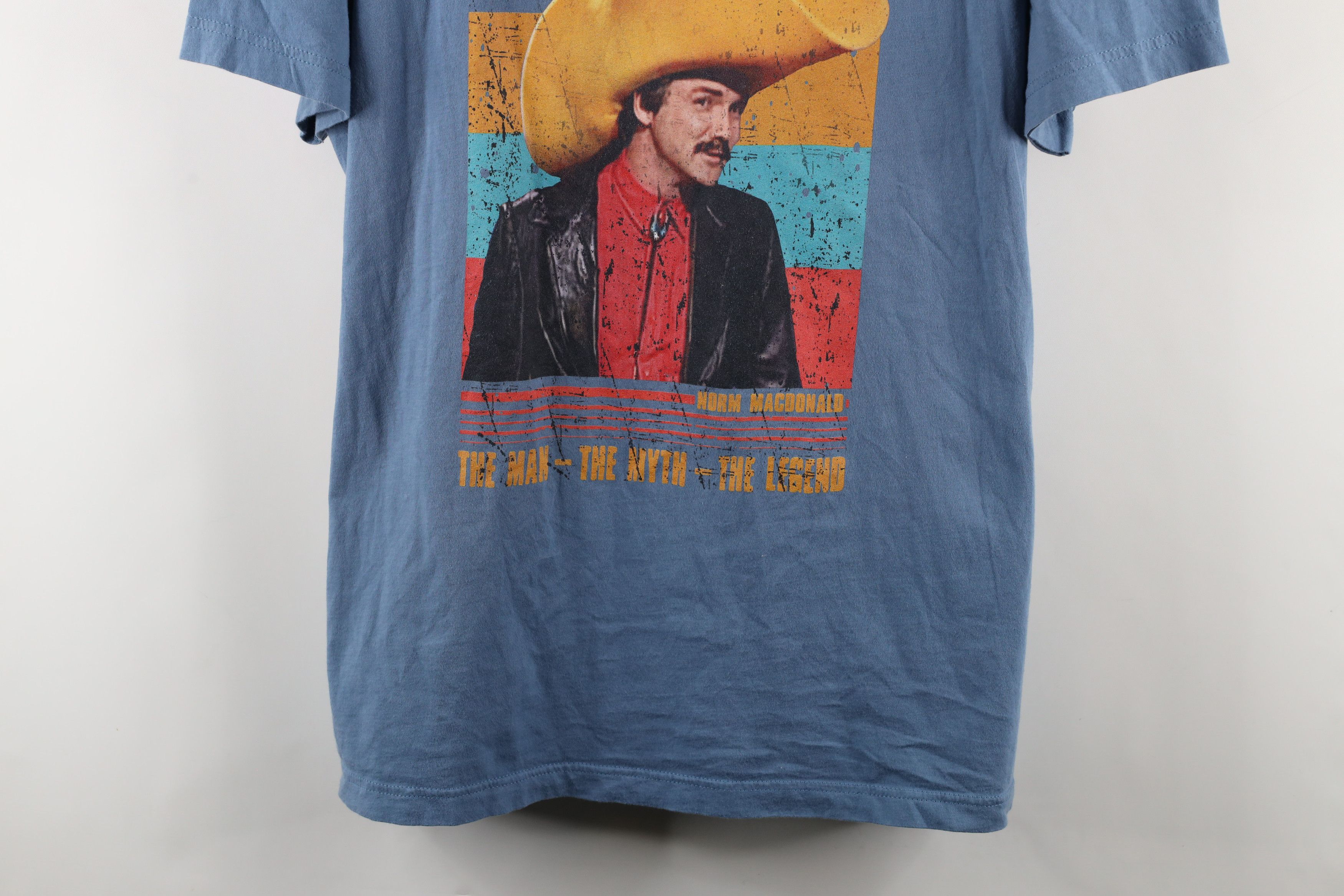 Vintage Vintage Streetwear Norm Macdonald Turd Ferguson T-Shirt Blue Size US XXL / EU 58 / 5 - 3 Thumbnail