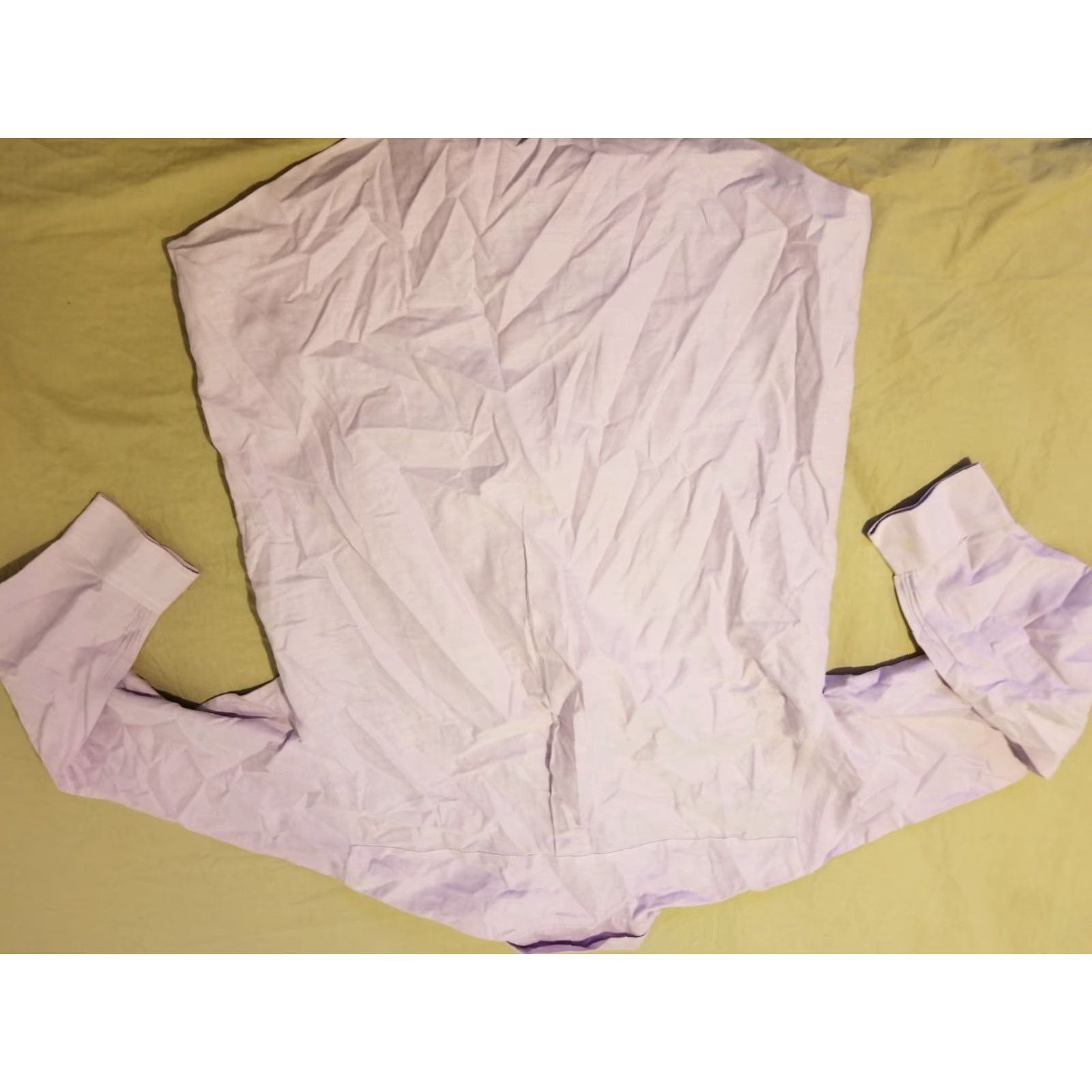 Brooks Brothers Mens Brooks Brothers Dress Shirt M Medium Purple Button Cotton Size 40R - 5 Thumbnail