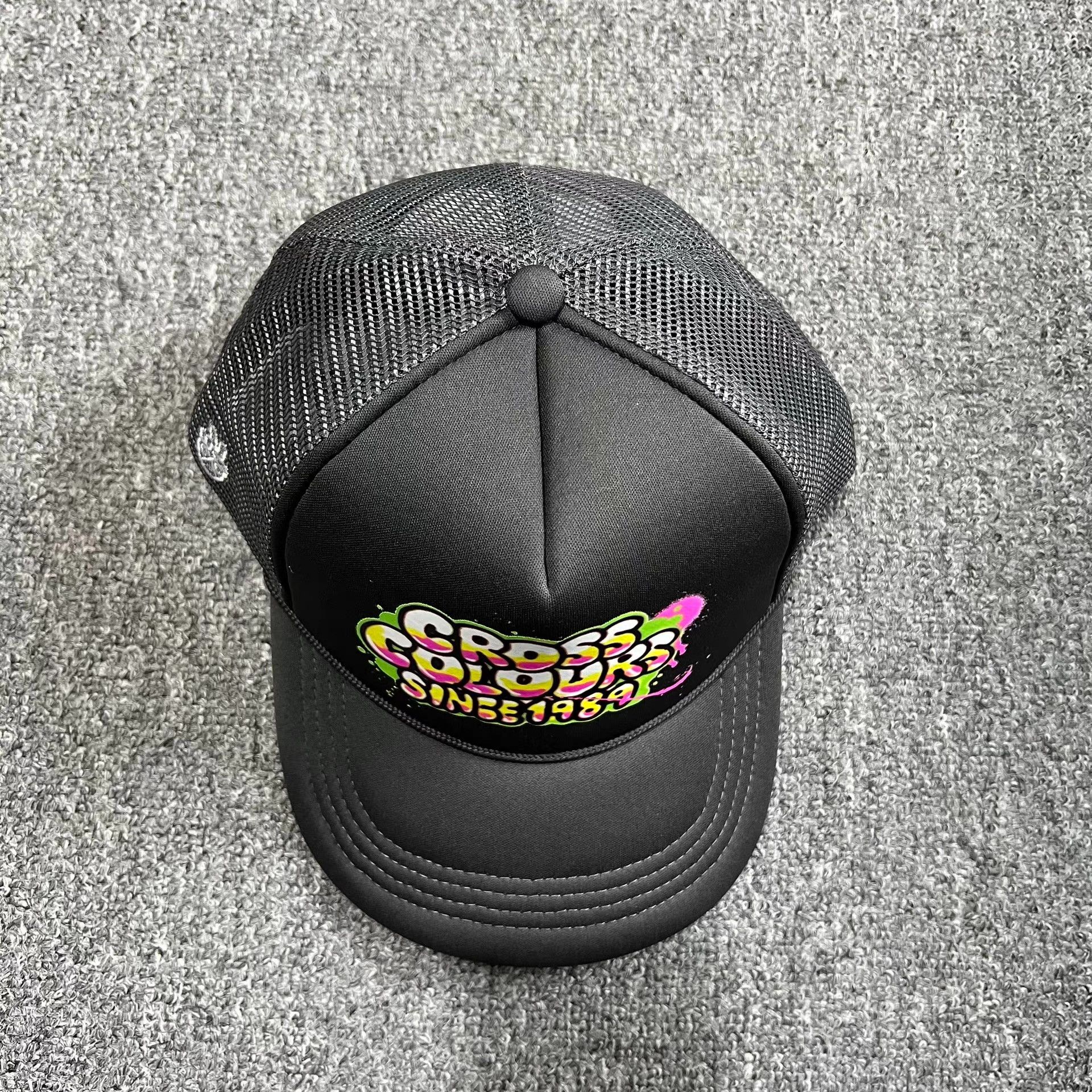 Cross Colours Cross Colours Curved Brim Mesh Trucker Baseball Cap Q7 Size ONE SIZE - 7 Thumbnail
