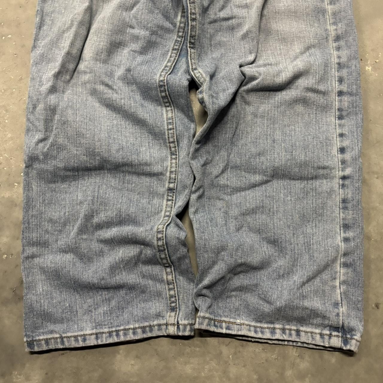 Japanese Brand × Vintage Crazy Vintage Y2K/2000s Light Wash Essential Denim Jeans! Size US 31 - 6 Thumbnail