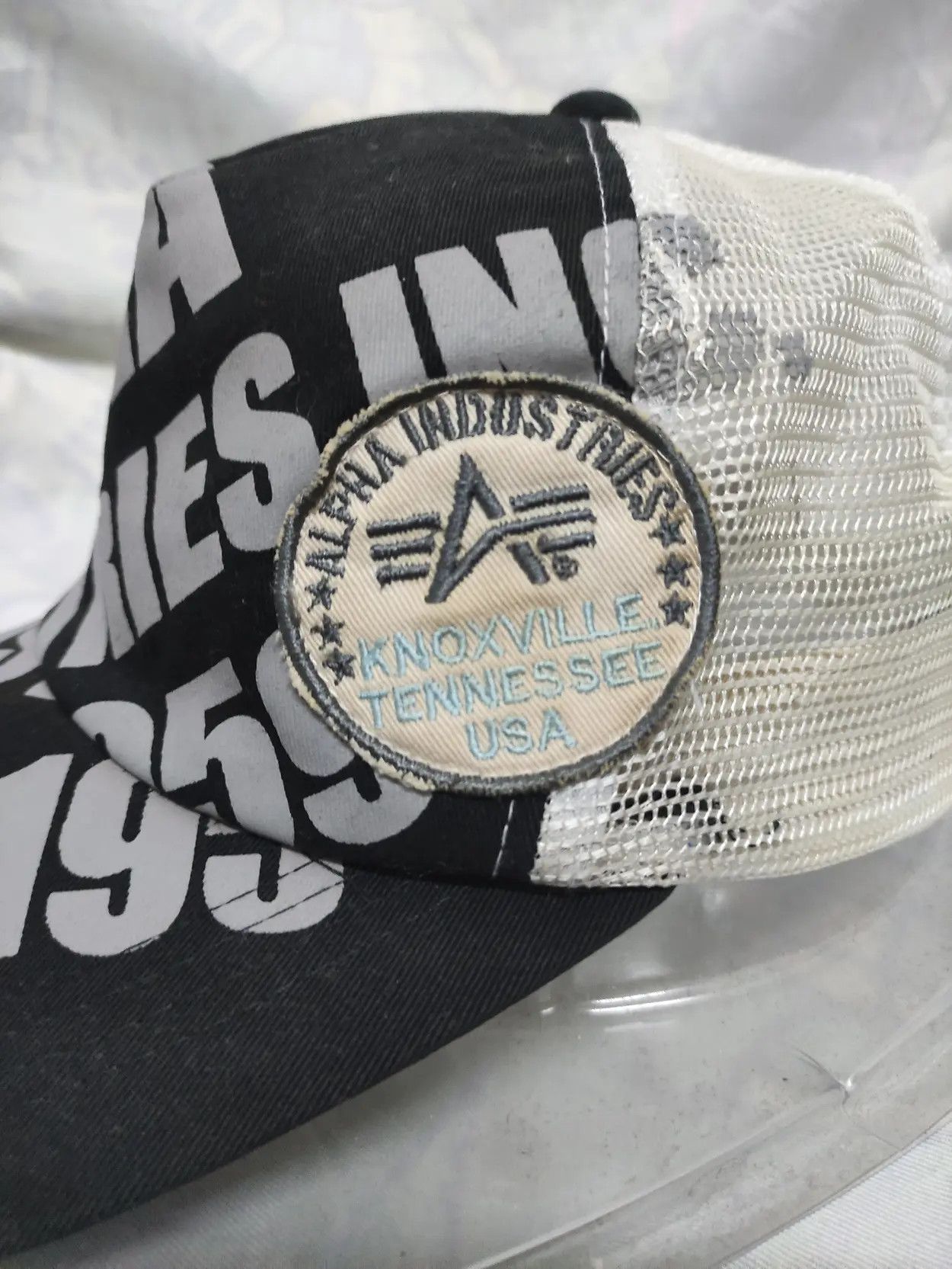Alpha Industries ALPHA INDUSTRIES VINTAGE TRUCKER CAP DESIGN DISTRESSED Size ONE SIZE - 6 Thumbnail