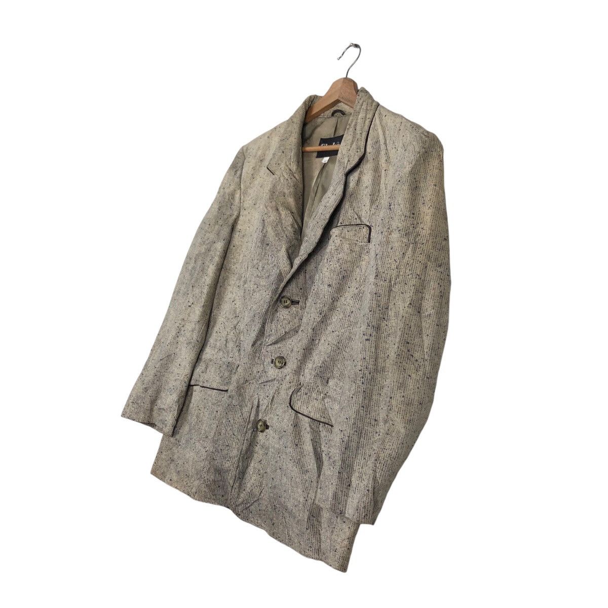 Japanese Brand × Vintage 📌Vintage Leather Jacket Chore Work Chako Issey Miyake Size US M / EU 48-50 / 2 - 3 Thumbnail