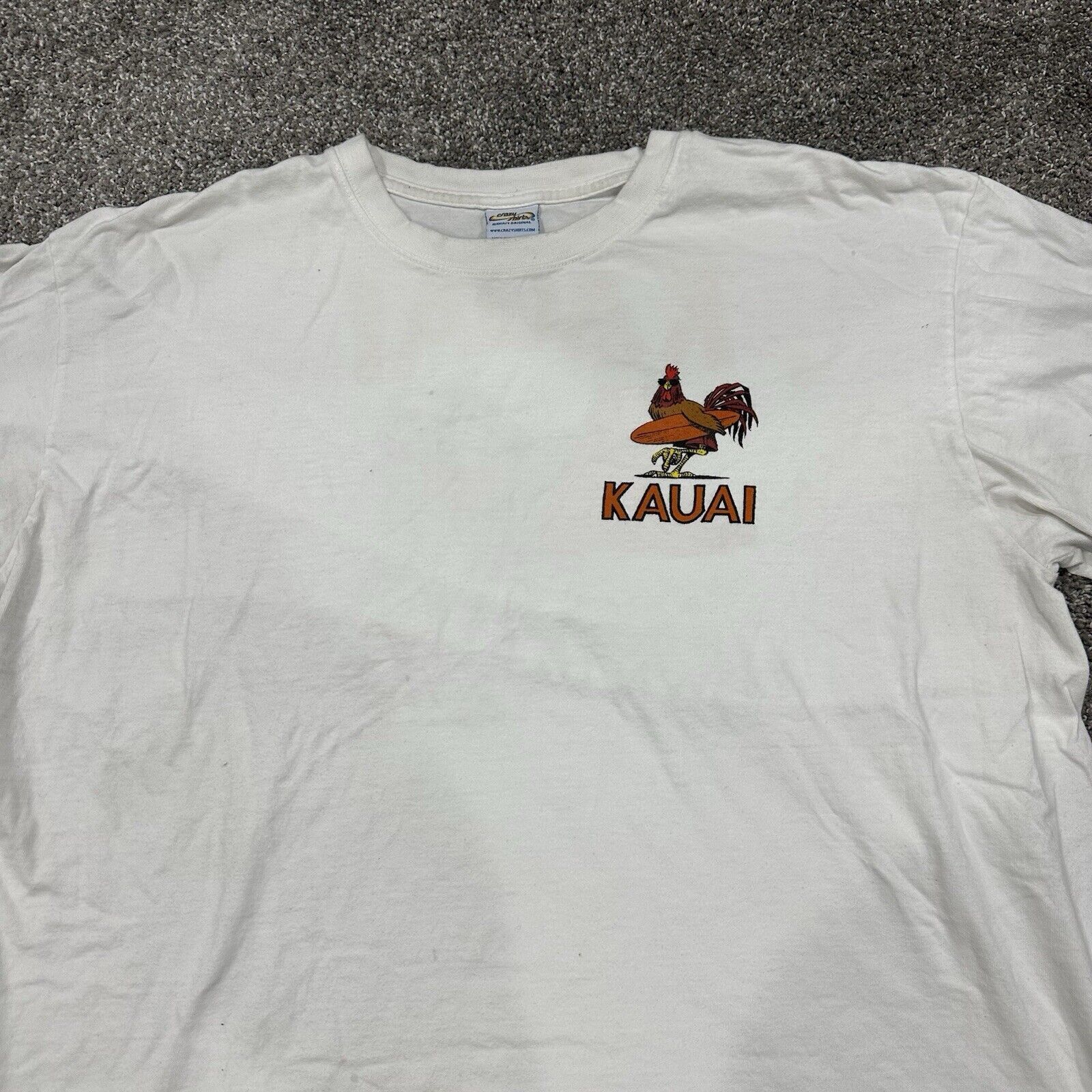 Other Vtg Kauai Hawaii Crazyshirts Rooster Graphic Shirt Men Sz XL Size US XL / EU 56 / 4 - 10 Thumbnail