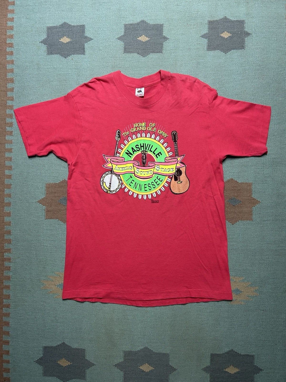 Vintage 90s t shirt Nashville Tennessee grand ole opry country XL Size US XL / EU 56 / 4 - 1 Thumbnail