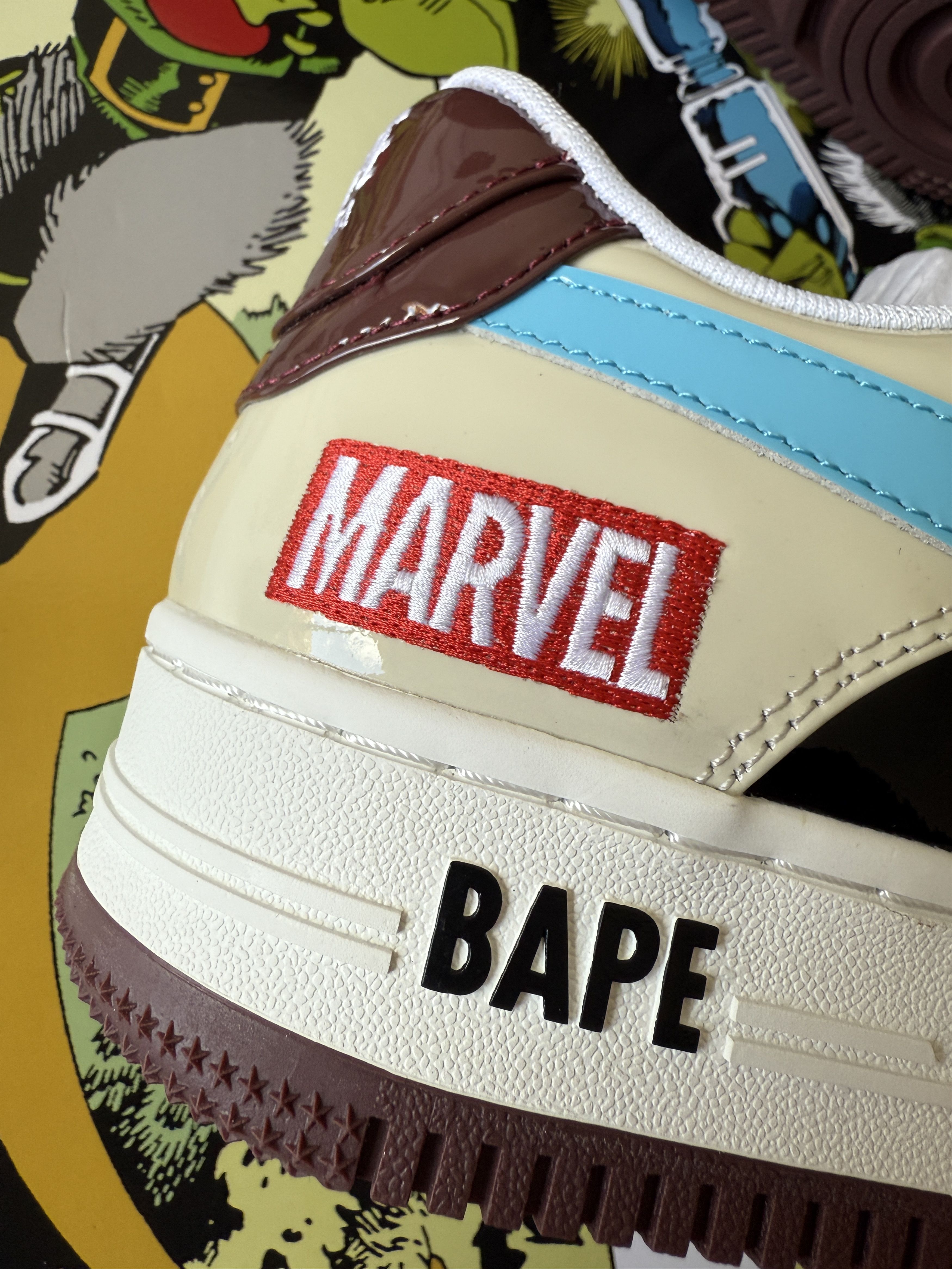 Bape MARVEL BAPE STA ROCKET RACOON Size US 9 / EU 42 - 6 Thumbnail