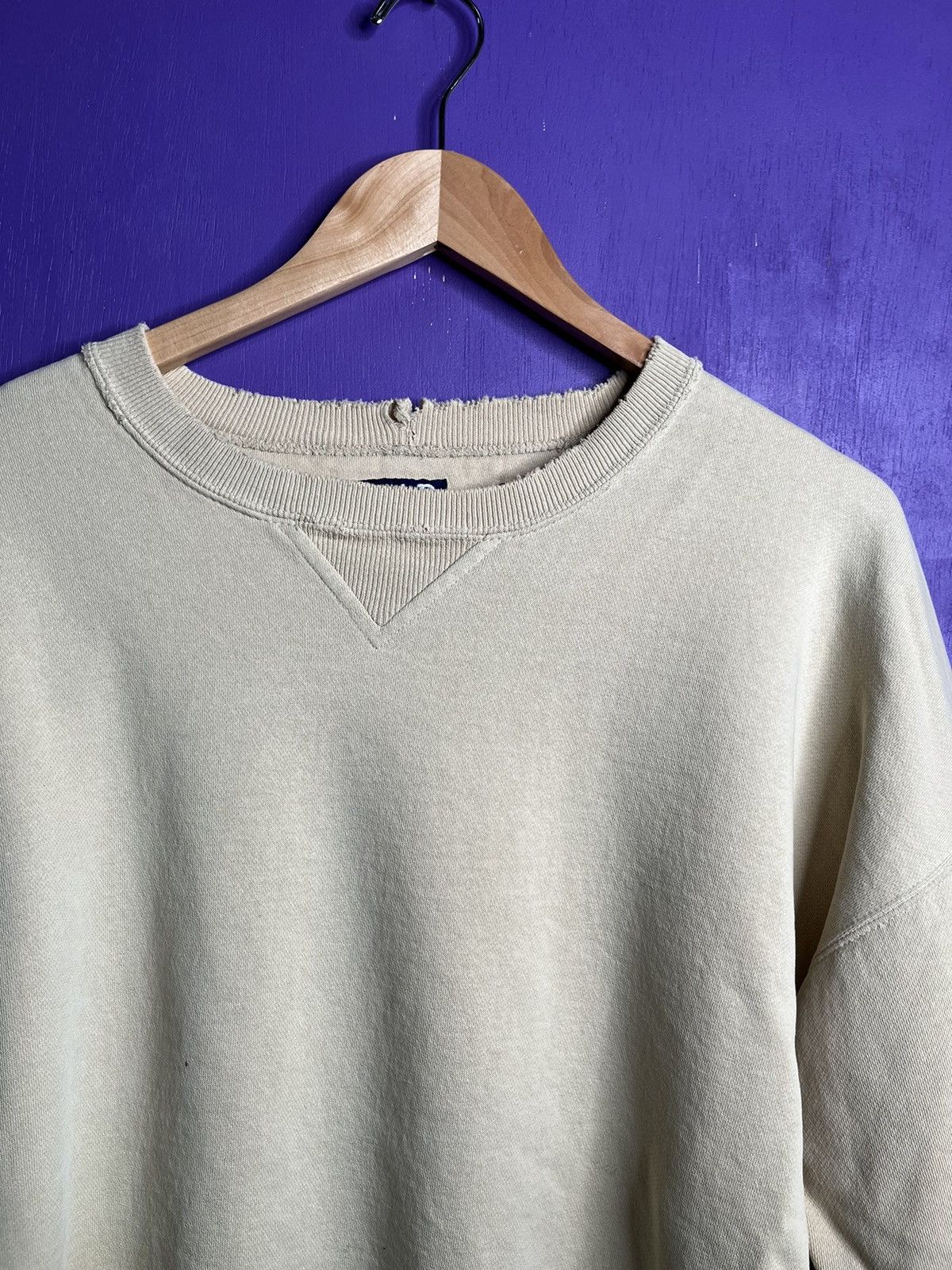 Gap × Vintage Vintage 90s GAP essential blank sweatshirt Size US XL / EU 56 / 4 - 3 Thumbnail