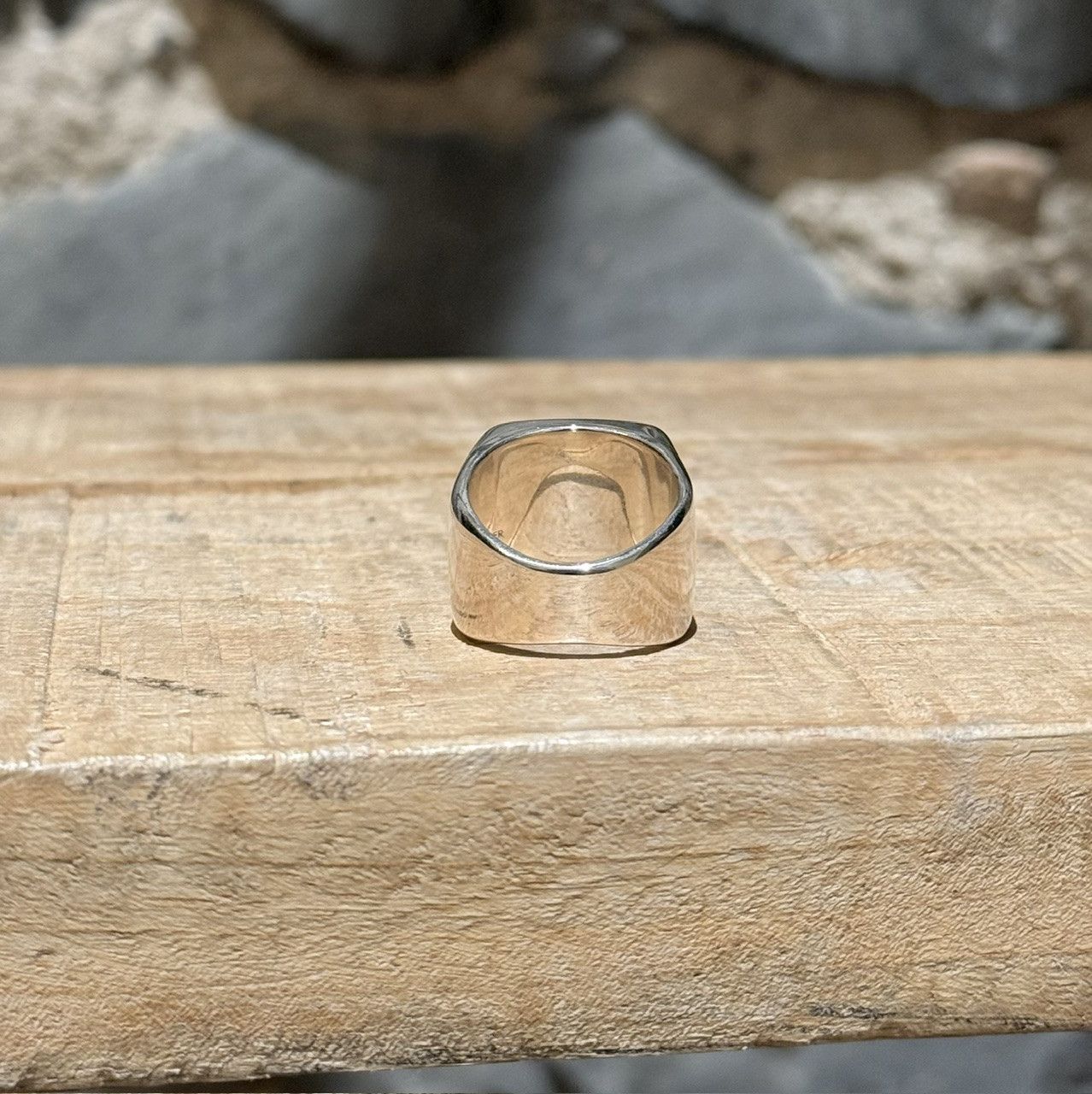 Undercover Undercover Arrow Signet Silver Ring - 10.5 US Size ONE SIZE - 4 Thumbnail