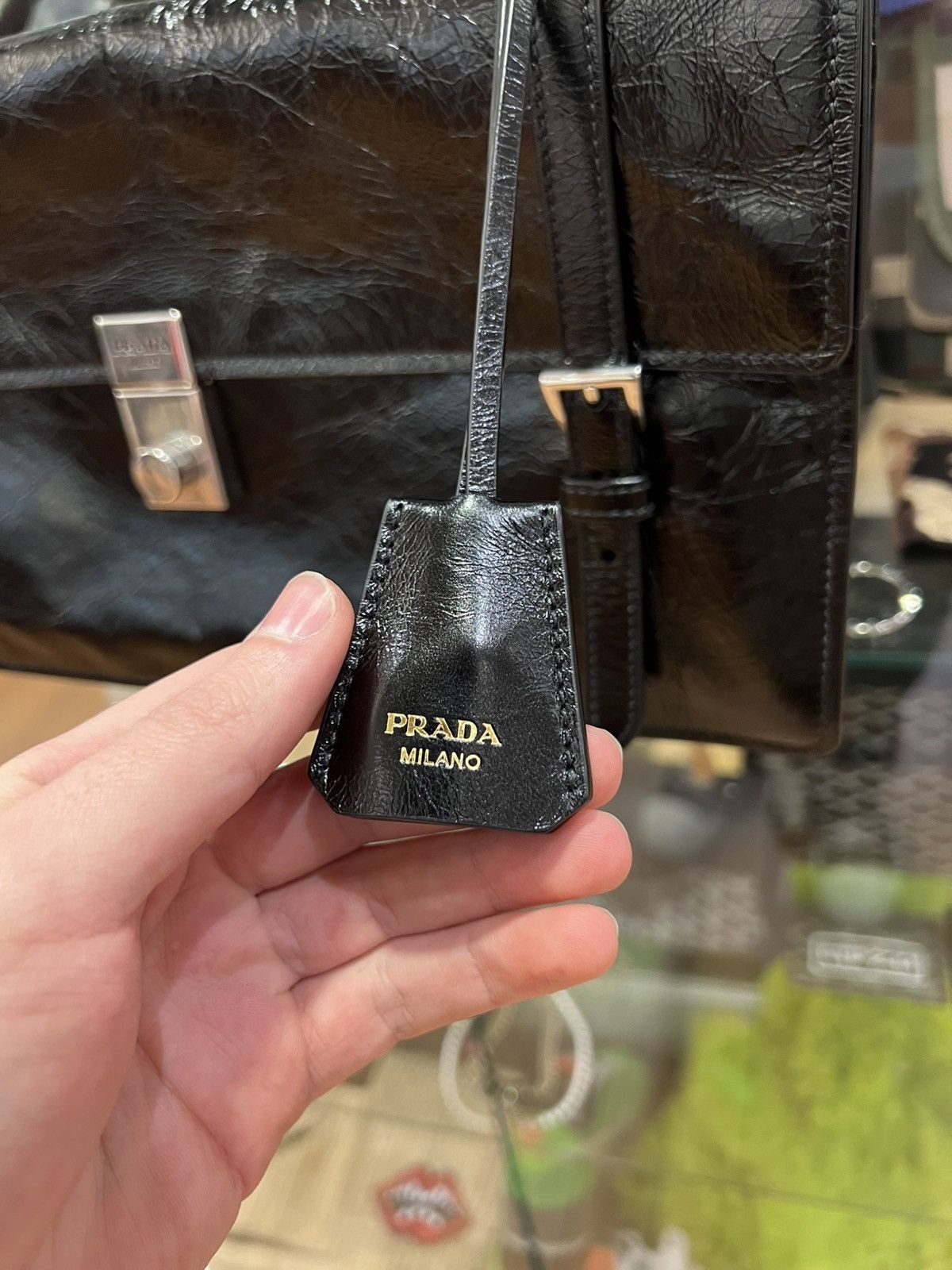 Prada Prada 2 way Shoulder Bag Black Size ONE SIZE - 2 Thumbnail