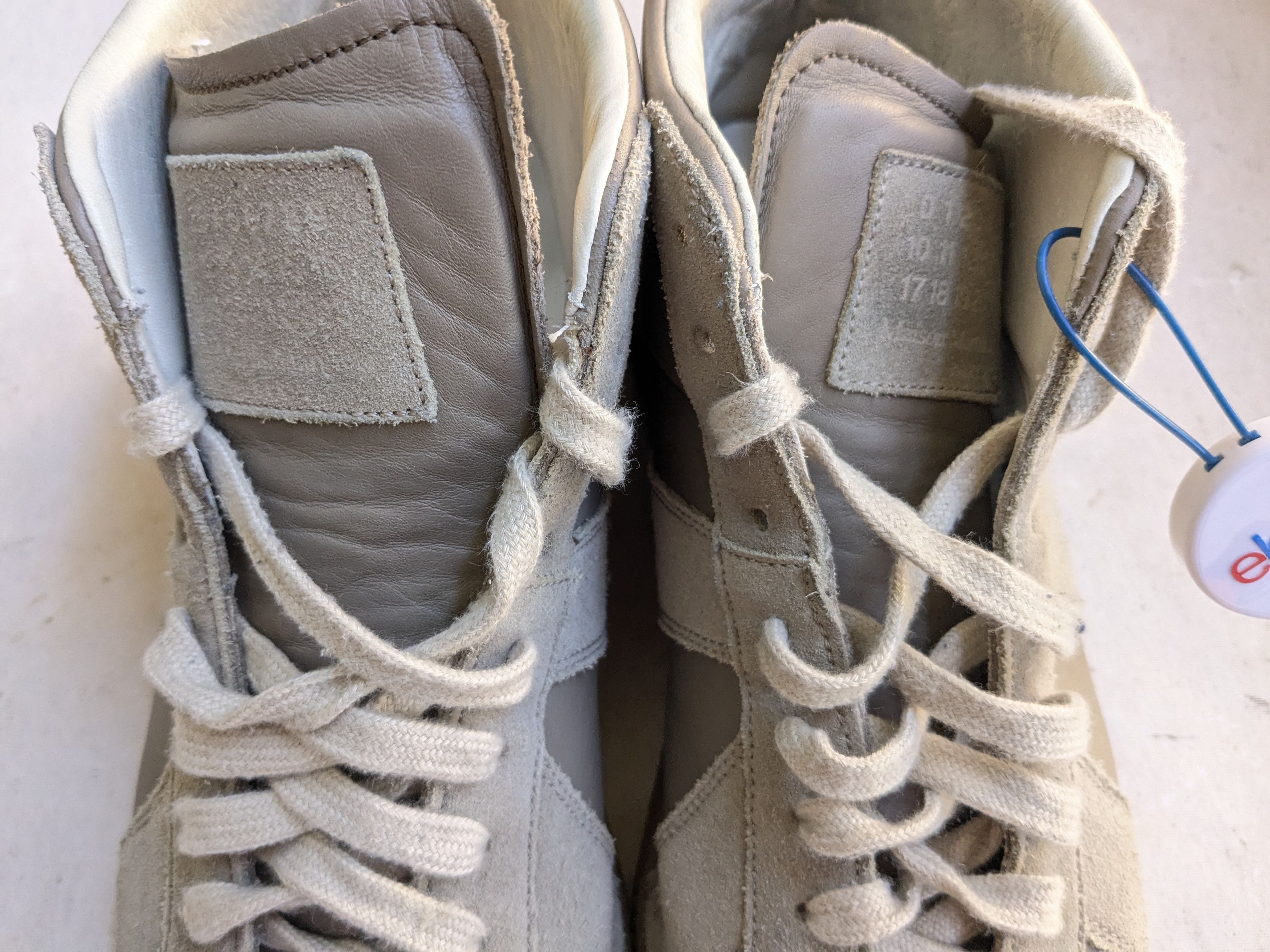 Maison Margiela Maison Margiela GAT Replica Gray 8 41 High Tops Size US 8 / EU 41 - 4 Thumbnail