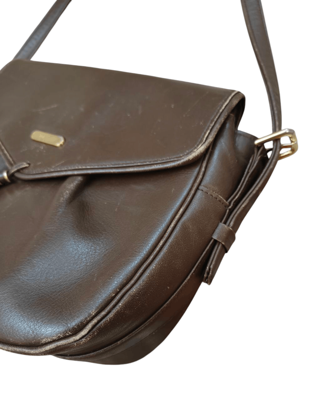 Leather 80s Vintage Pierre Cardin Leather Sling Bag Size ONE SIZE - 2 Thumbnail
