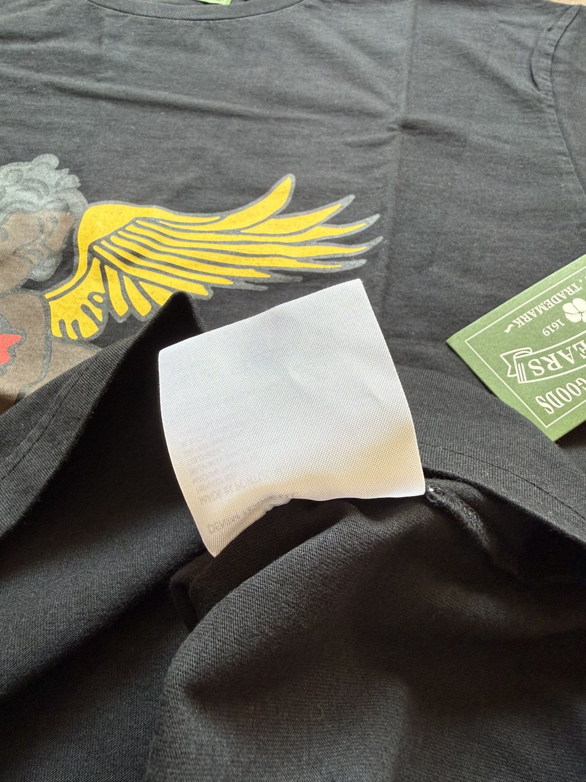 DENIM TEARS Denim Tears Cherub Tee Black XL Size US XL / EU 56 / 4 - 9 Thumbnail