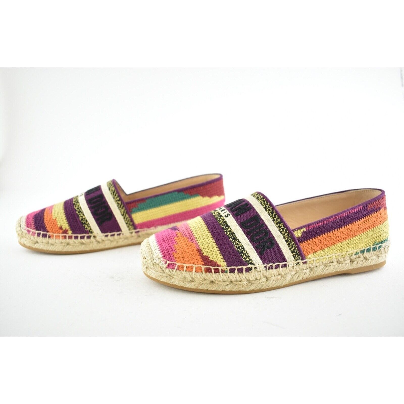 Dior Dior Granville Patchwork Cotton Logo Embroidered Multicolor Size US 11.5 / IT 41.5 - 10 Thumbnail