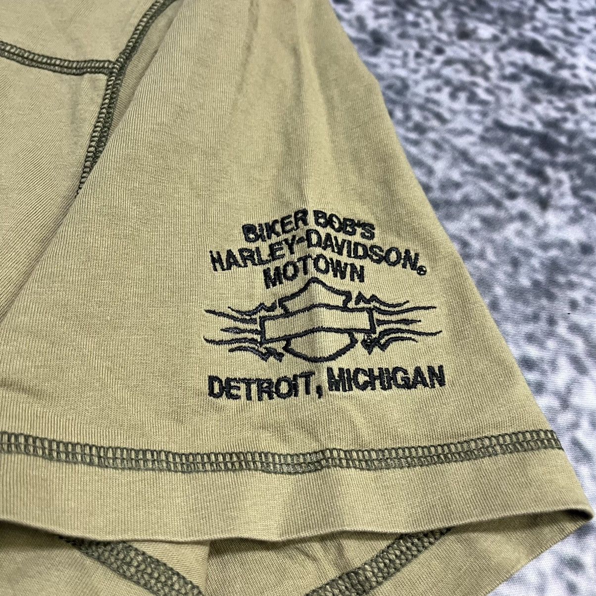 Harley Davidson Vintage Harley Davidson Embroidered Grunge Skater Large Size US L / EU 52-54 / 3 - 6 Thumbnail