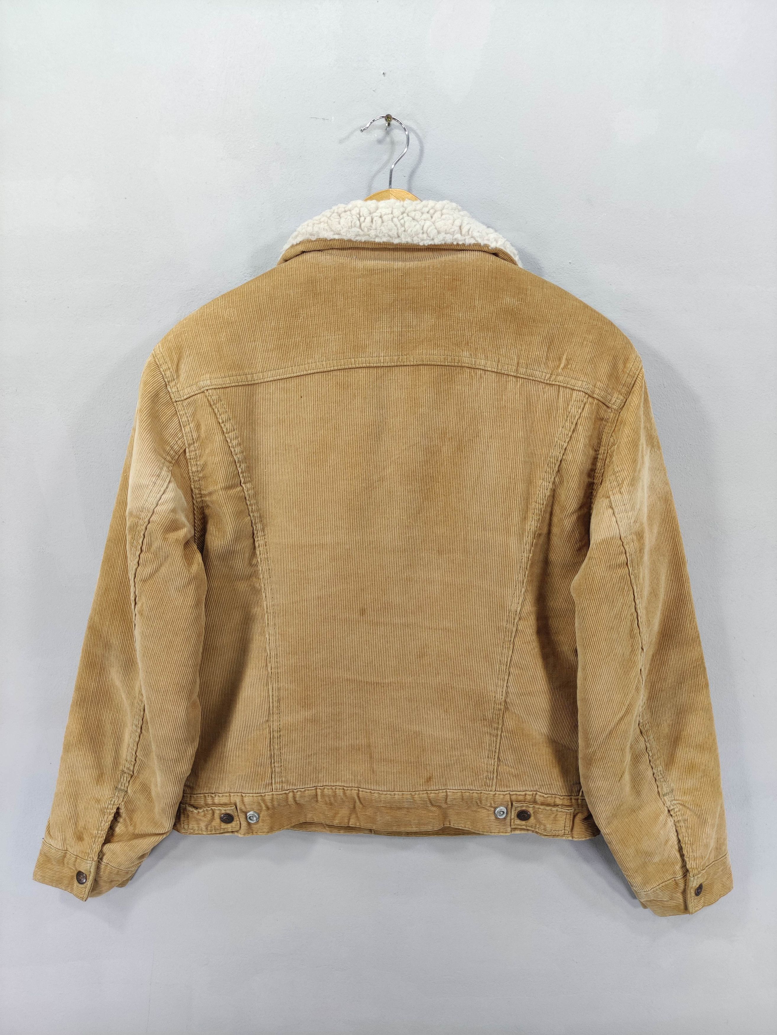 Levi's Vintage Levis 80s Corduroy Denim Jacket Lined Sherpa Size US M / EU 48-50 / 2 - 15 Thumbnail