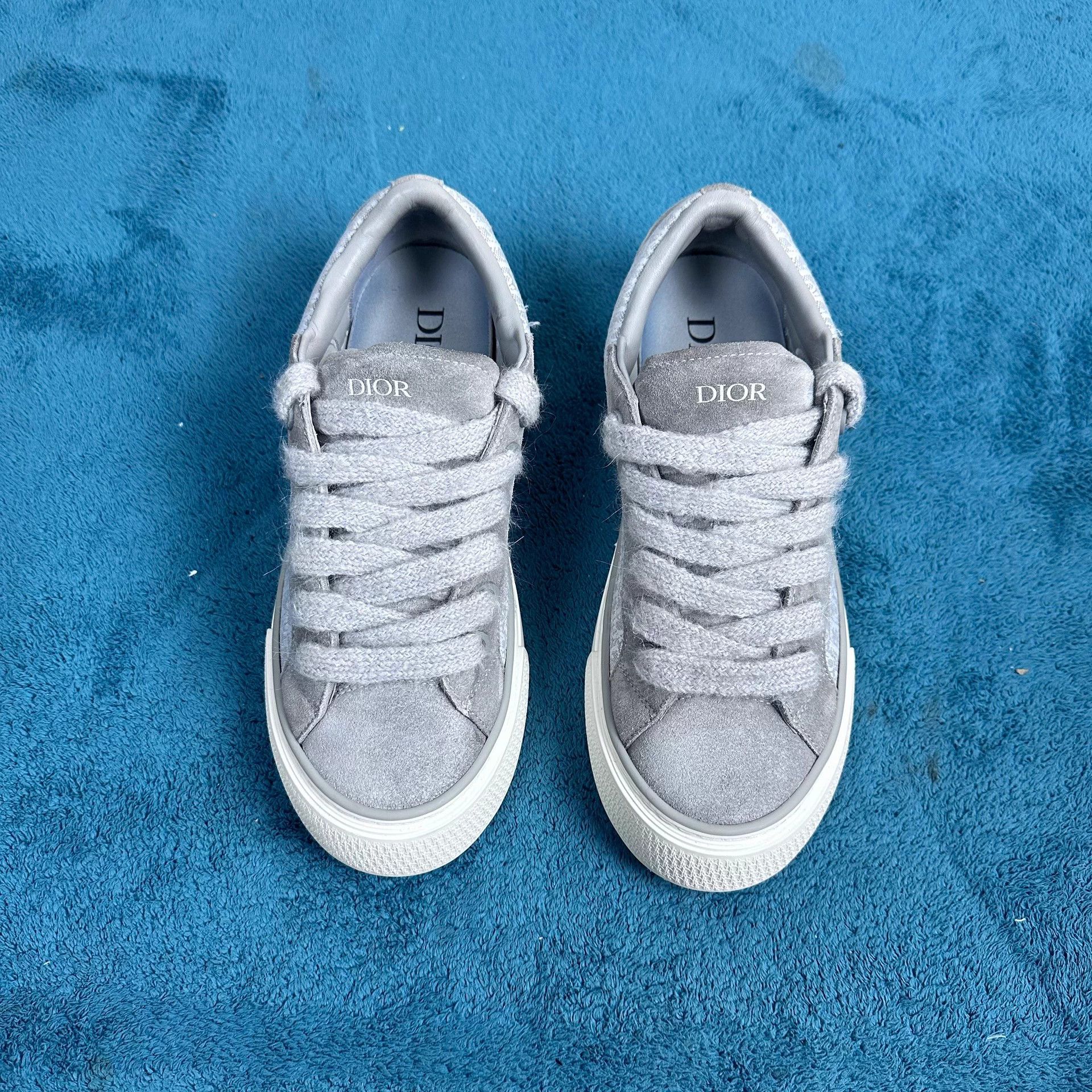 Dior Dior B33 Suede Low-Top Sneaker Gray 43 EU Size US 10 / EU 43 - 1 Thumbnail
