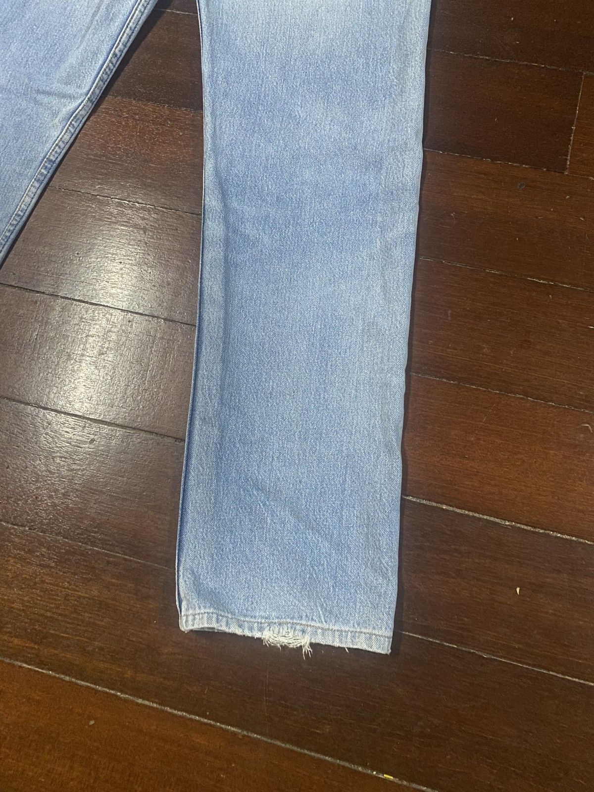 Levi's Vintage early 80s 522 Levis 501 Dirty washed Faded rework Size US 31 - 9 Thumbnail