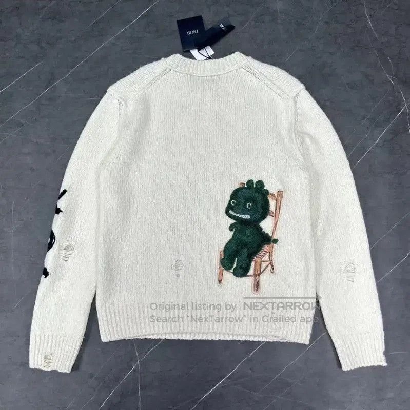 Other Dior Men's Cream Pullover Sweater . Size US S / EU 44-46 / 1 - 2 Thumbnail