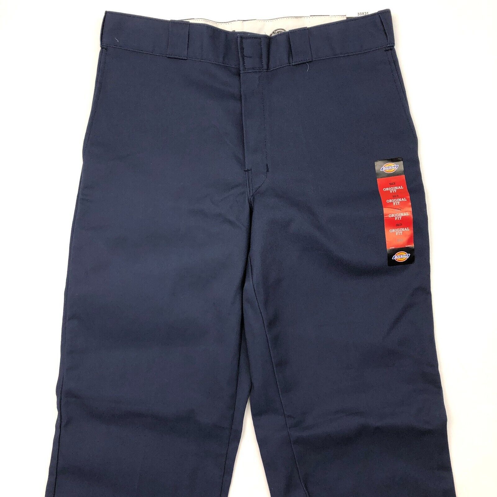 Dickies New Dickies 874 Original Fit Navy Blue Pants Size 33x31 Size US 33 - 3 Thumbnail